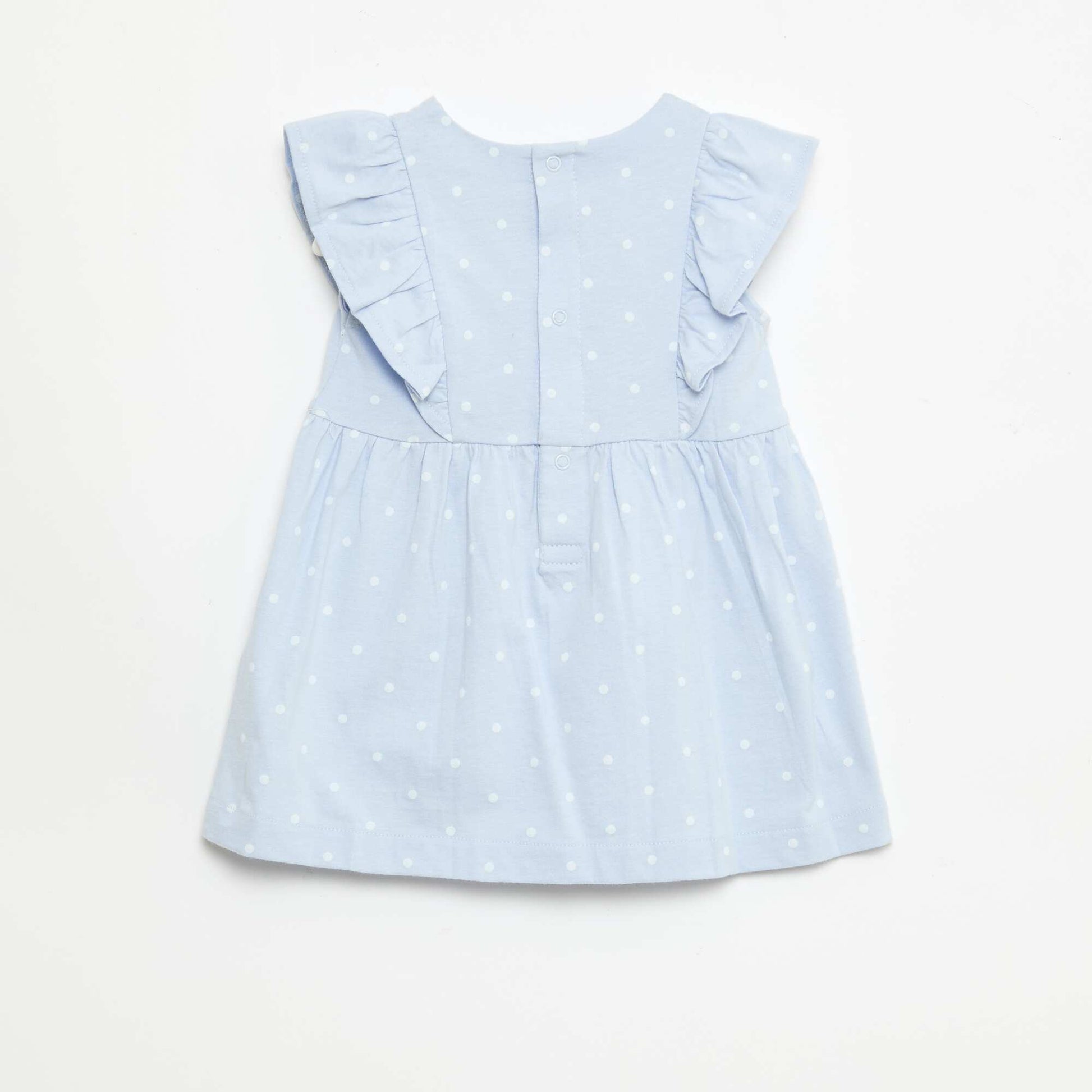 Robe 'Disney' avec volants en coton léger MAUVE/LILAS