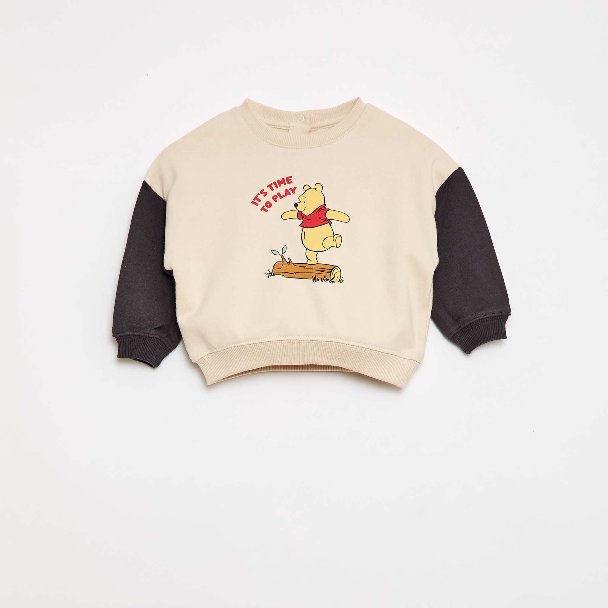 Sweat-shirt 'Disney' bicolore NOIR
