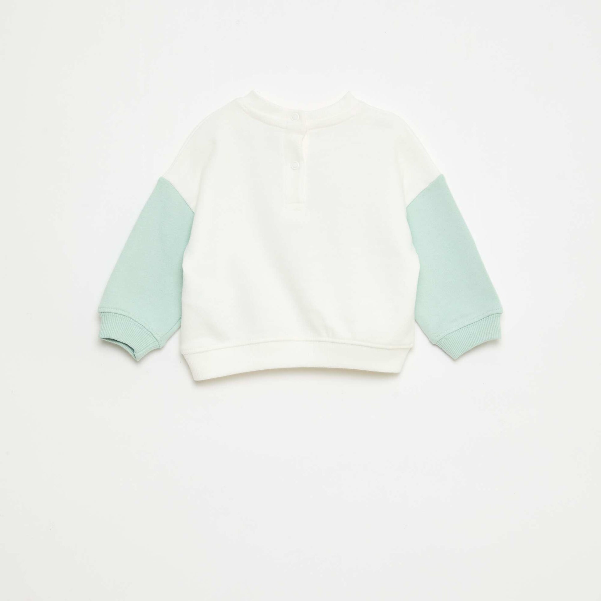 Sweat 'Jurassic world' avec manches contrastantes VERT