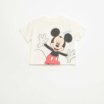 T-shirt 'Disney' à manches courtes ECRU