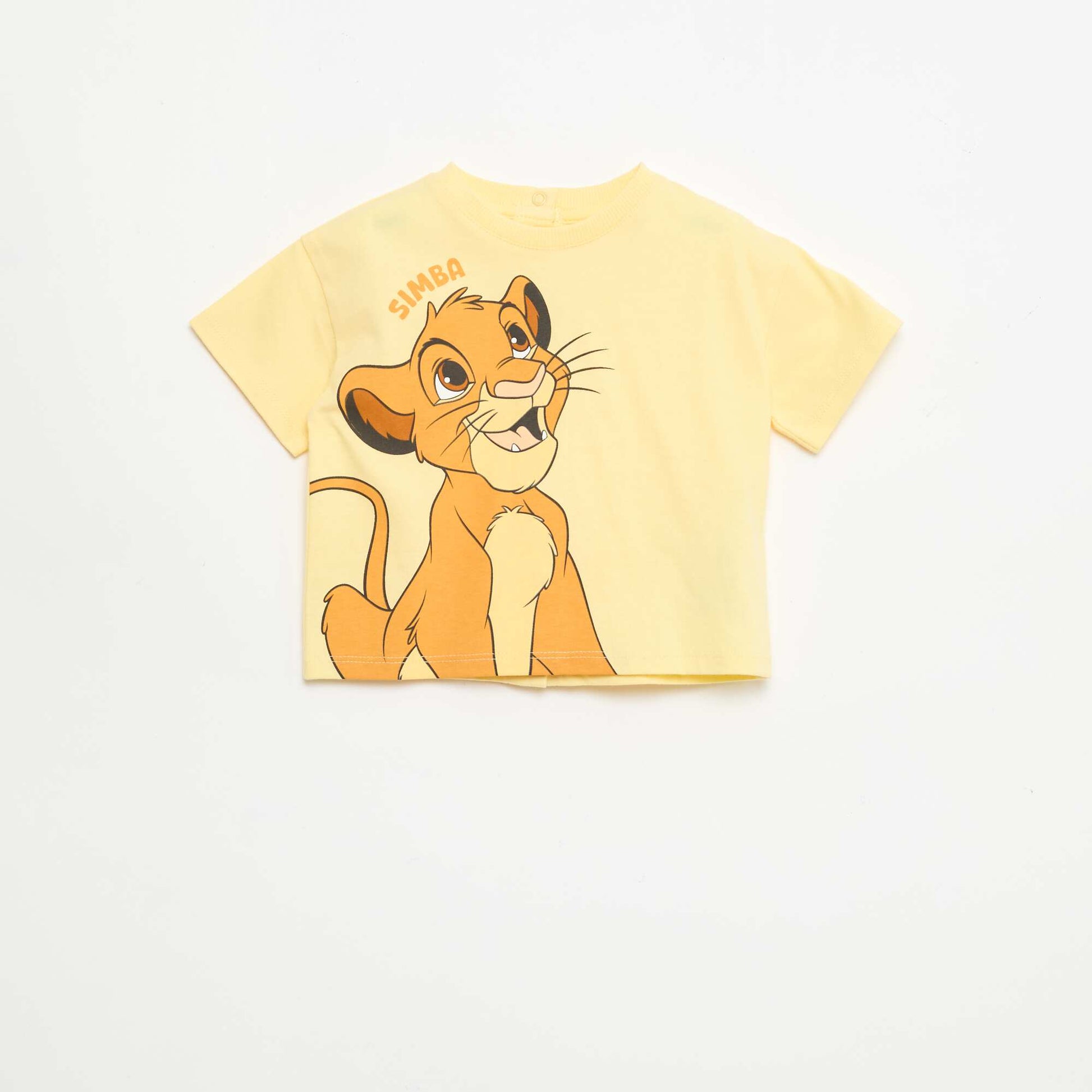 T-shirt 'Disney' à manches courtes JAUNE