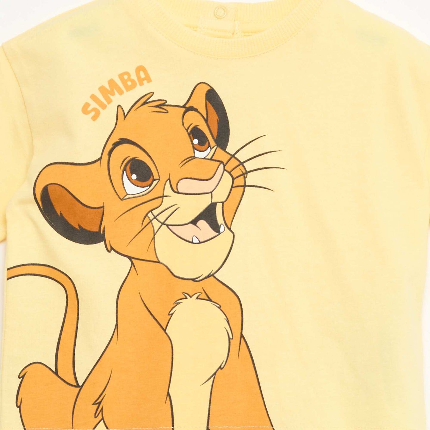 T-shirt 'Disney' à manches courtes JAUNE
