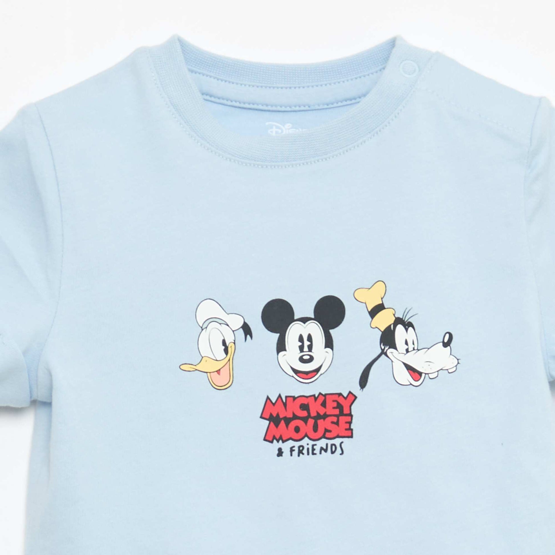Ensemble t-shirt + salopette 'Disney' 'Mickey' - 2 pièces BLEU