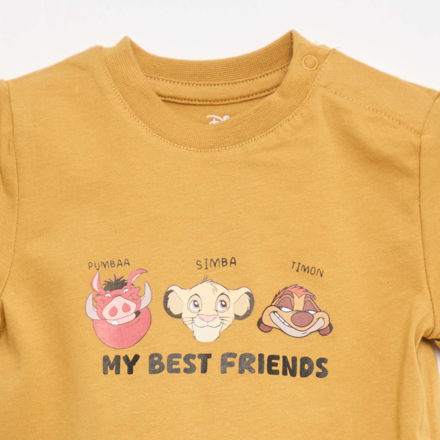 Ensemble t-shirt + salopette 'Disney' 'Le Roi Lion' - 2 pièces JAUNE