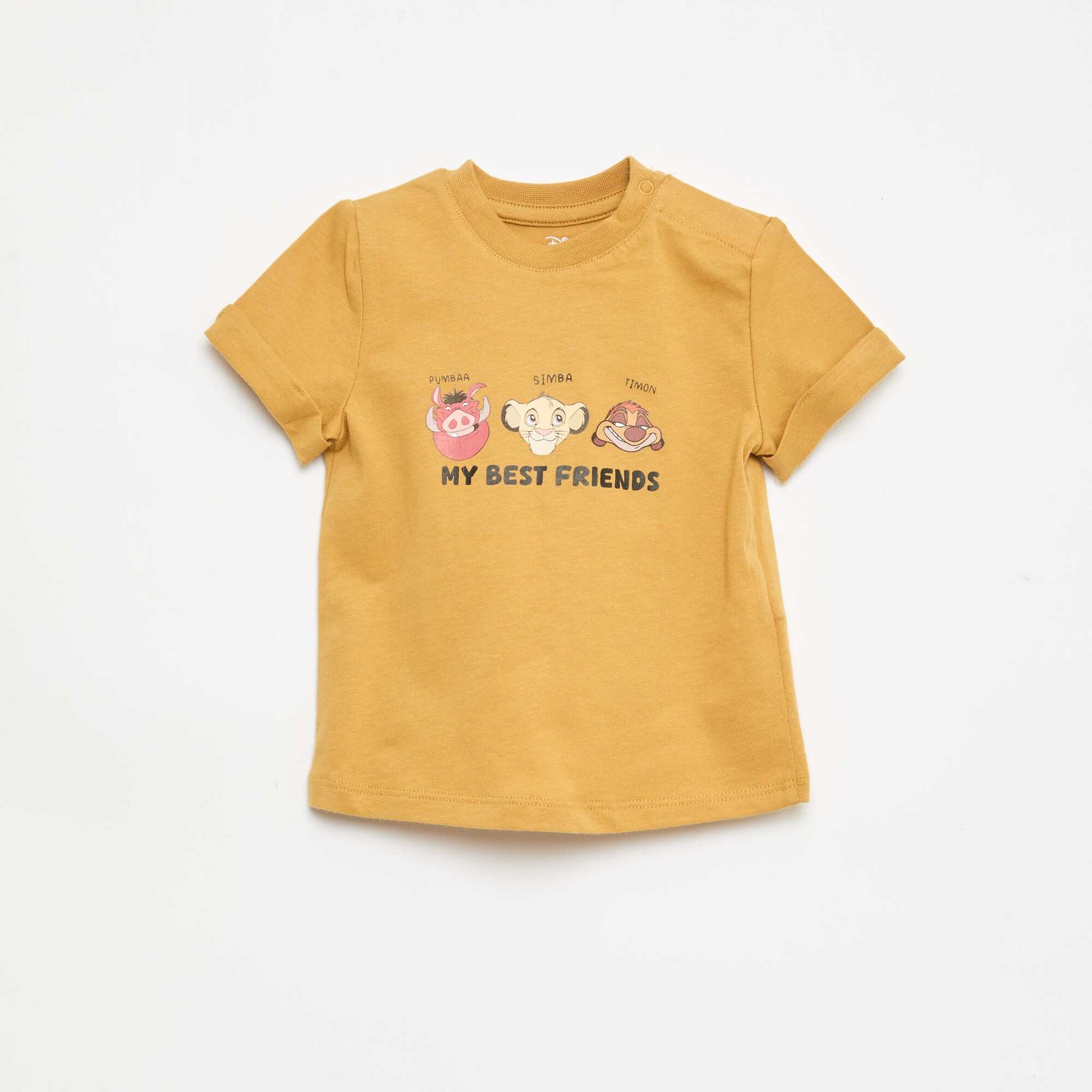 Ensemble t-shirt + salopette 'Disney' 'Le Roi Lion' - 2 pièces JAUNE