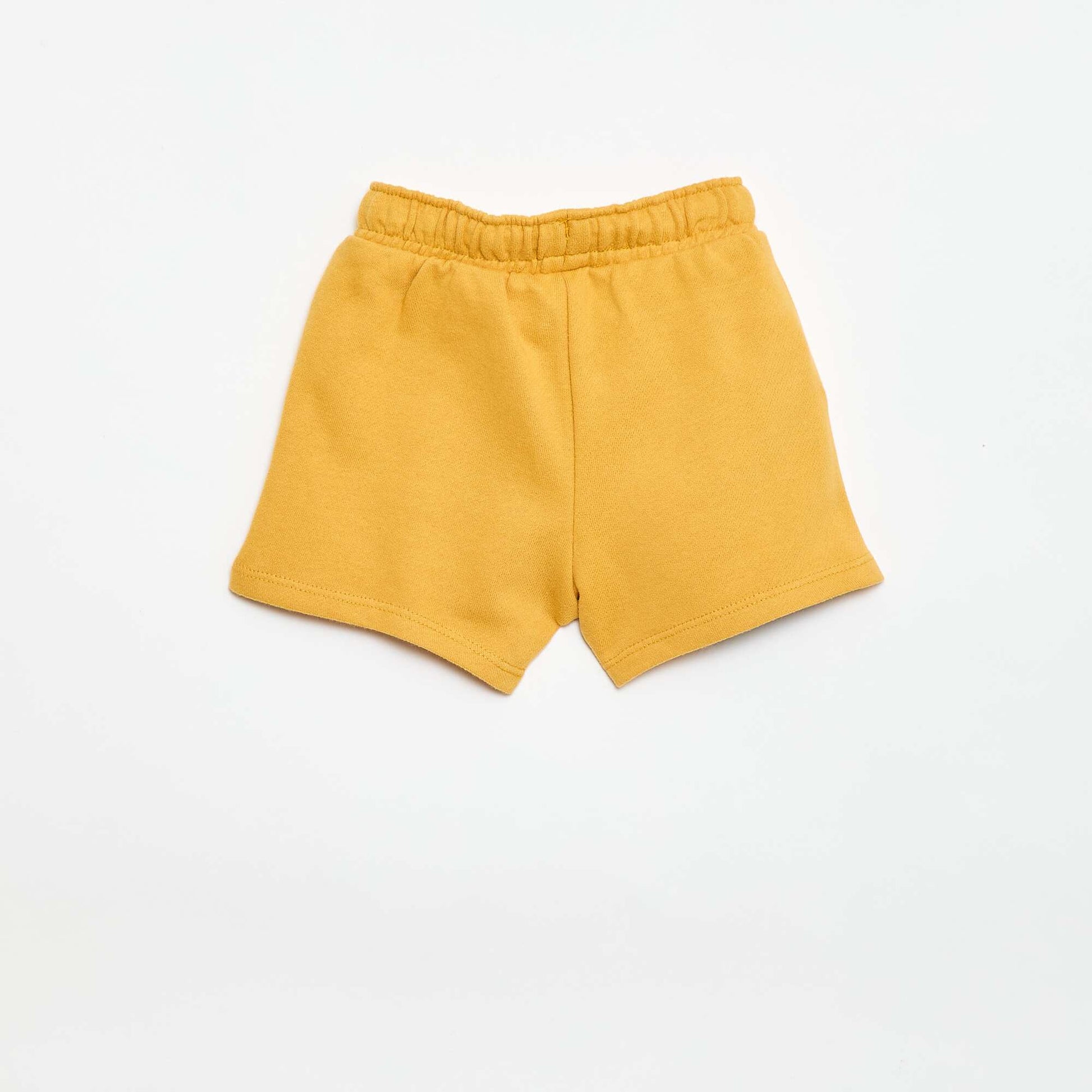 Short 'Donald' 'Disney' en molleton non gratté JAUNE