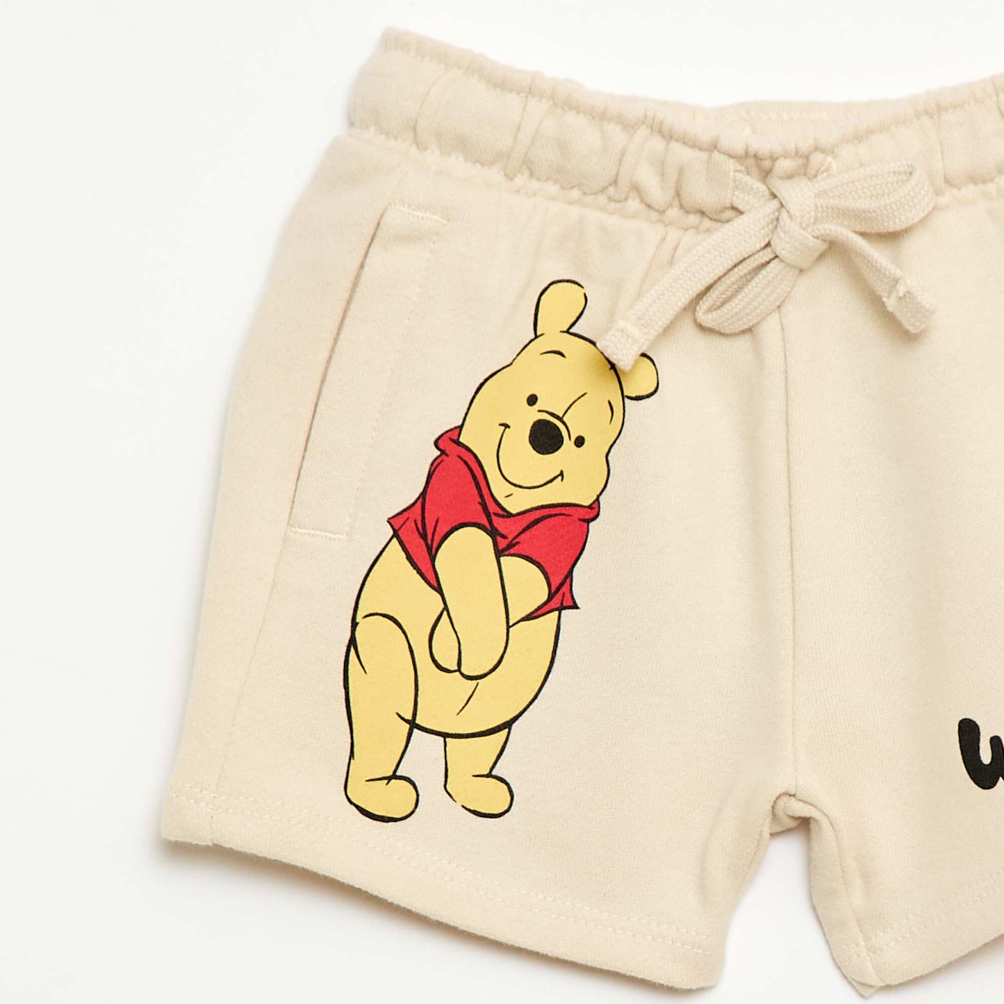 Short 'Winnie' 'Disney' en molleton non gratté BEIGE