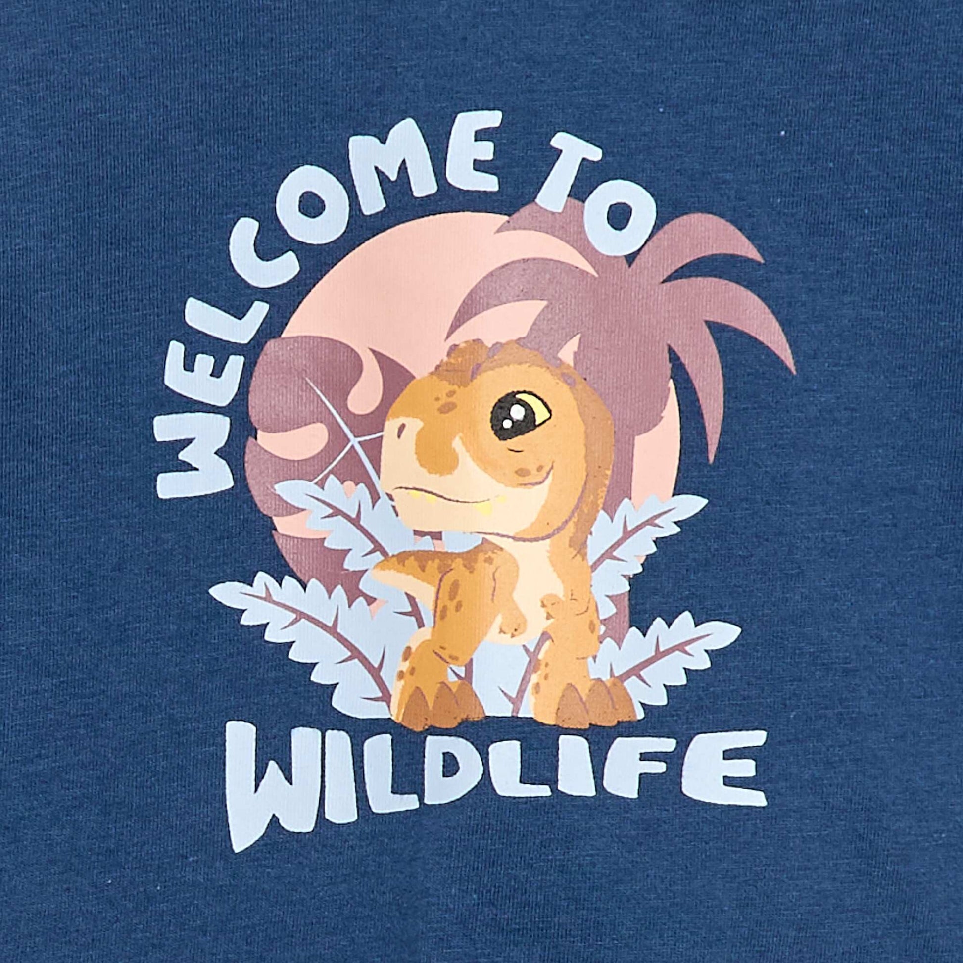 T-shirt en jersey print 'Jurassic World' BLEU