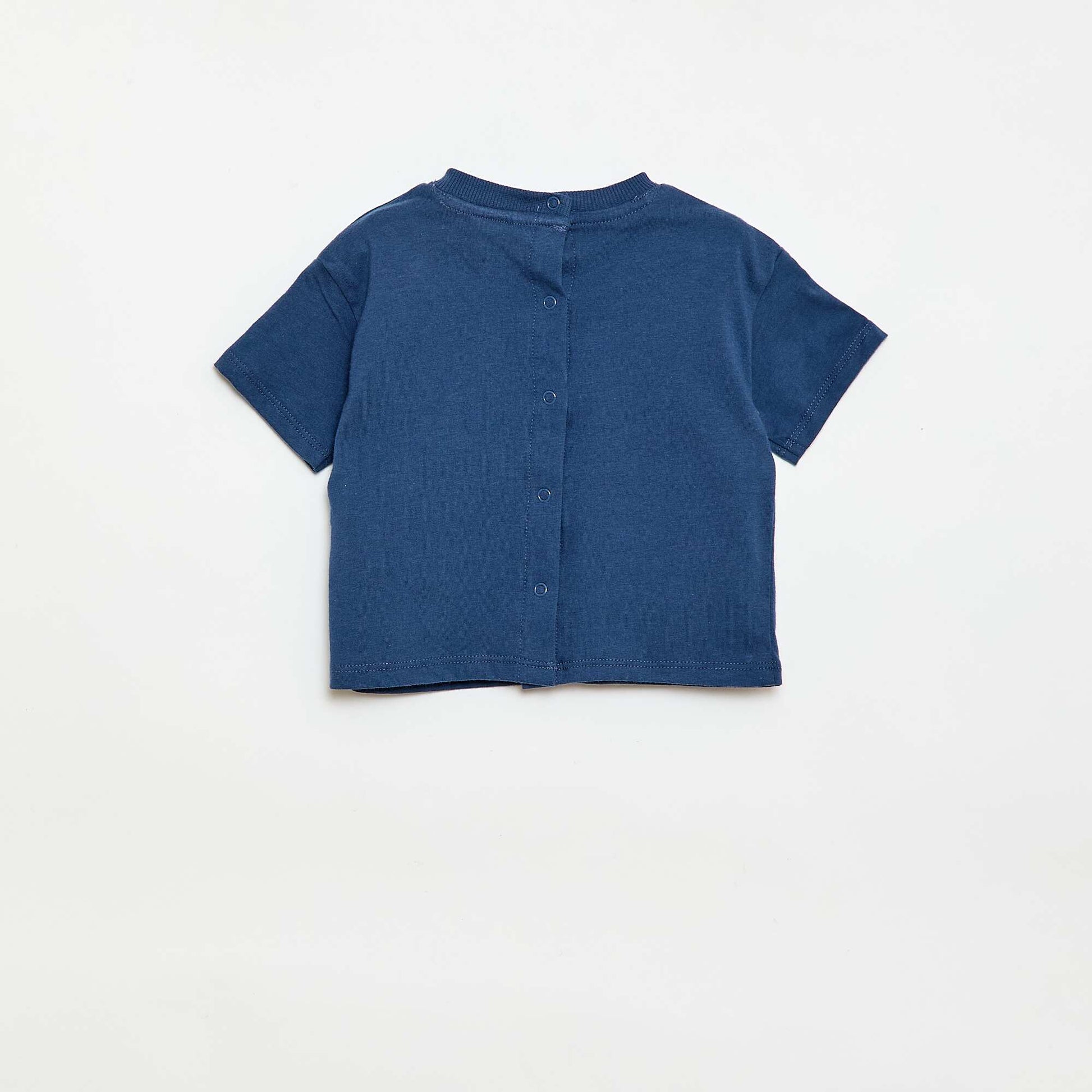 T-shirt en jersey print 'Jurassic World' BLEU