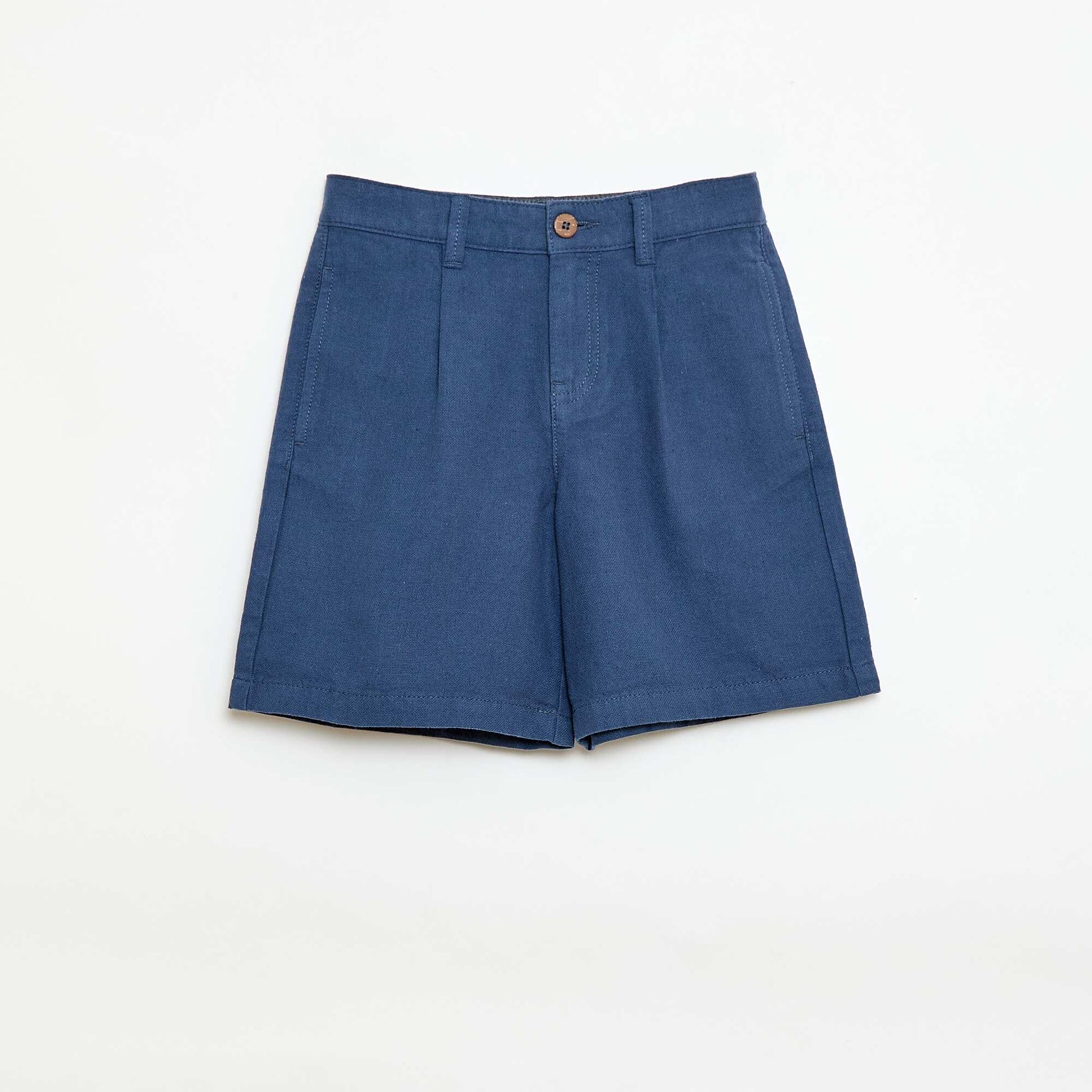 Short chino uni BLEU