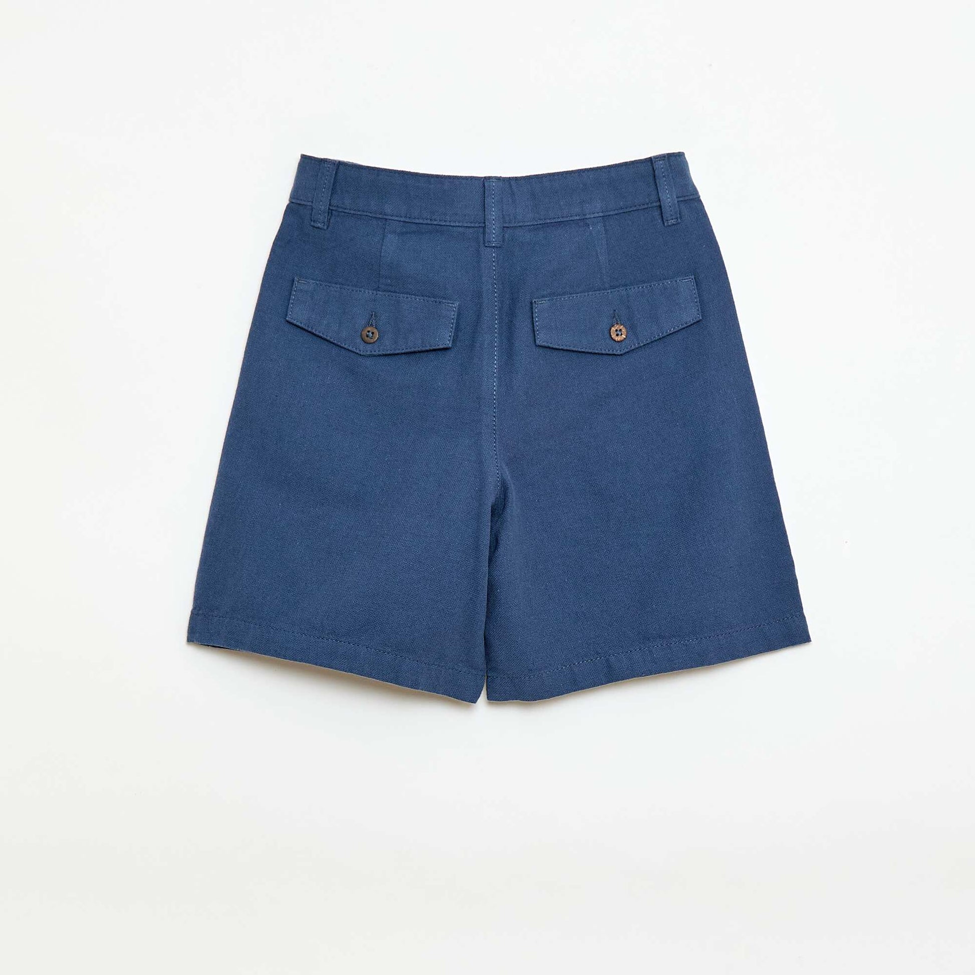 Short chino uni BLEU