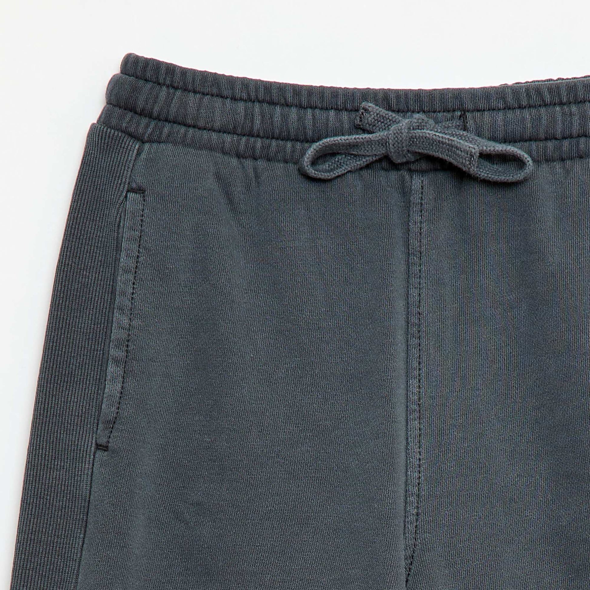 Short en molleton léger GRIS