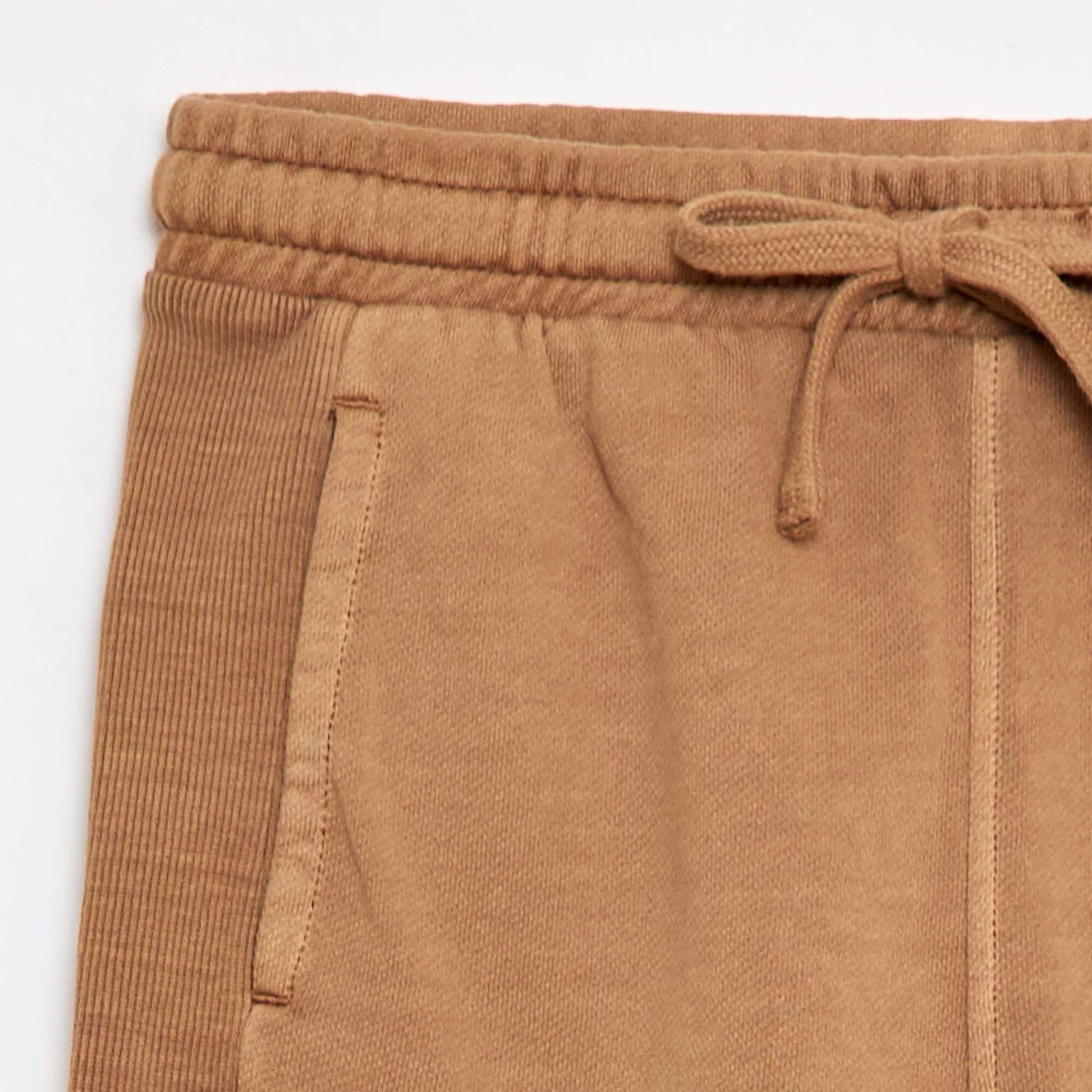 Short en molleton léger BEIGE