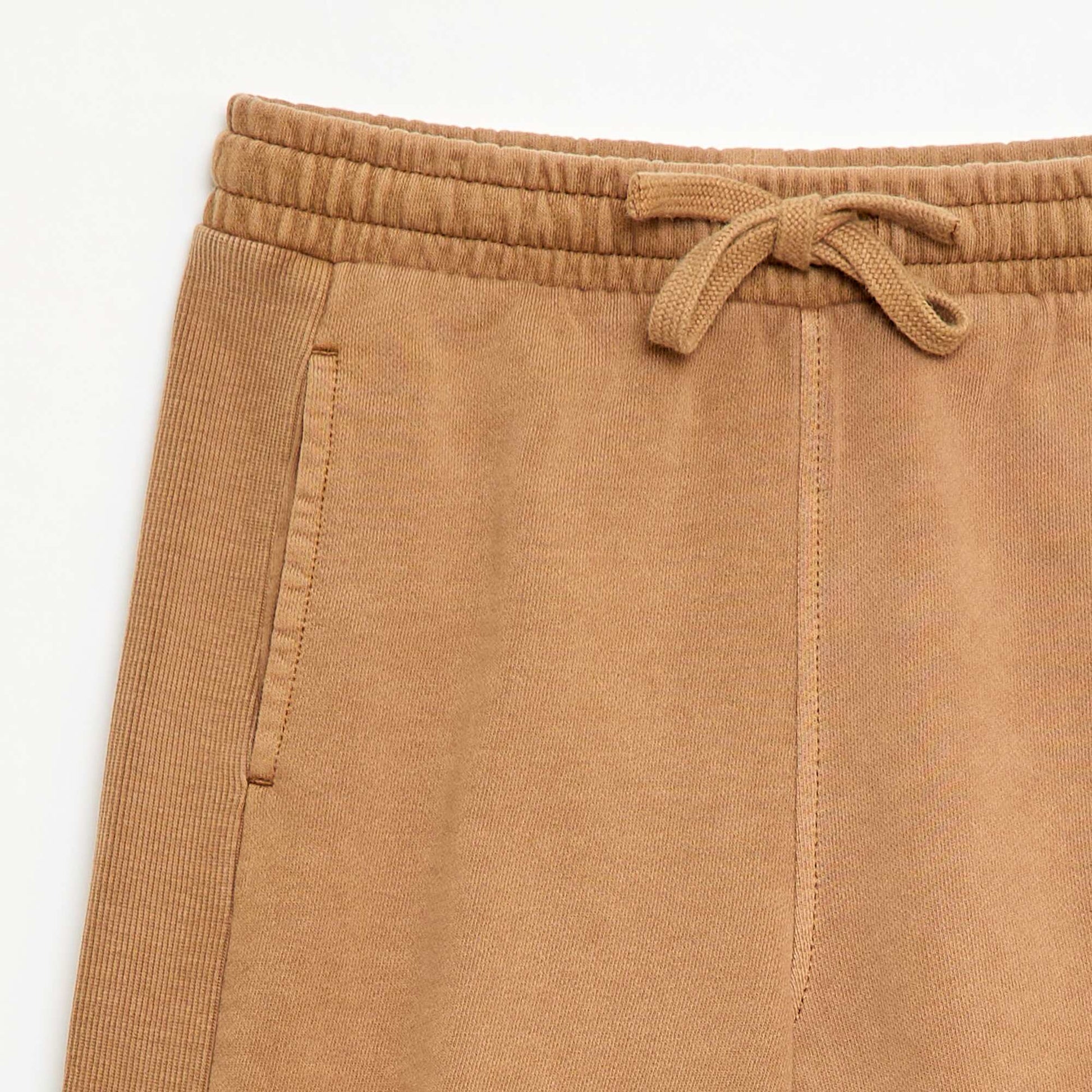 Short en molleton léger BEIGE