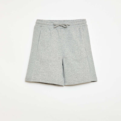 Short en molleton léger GRIS