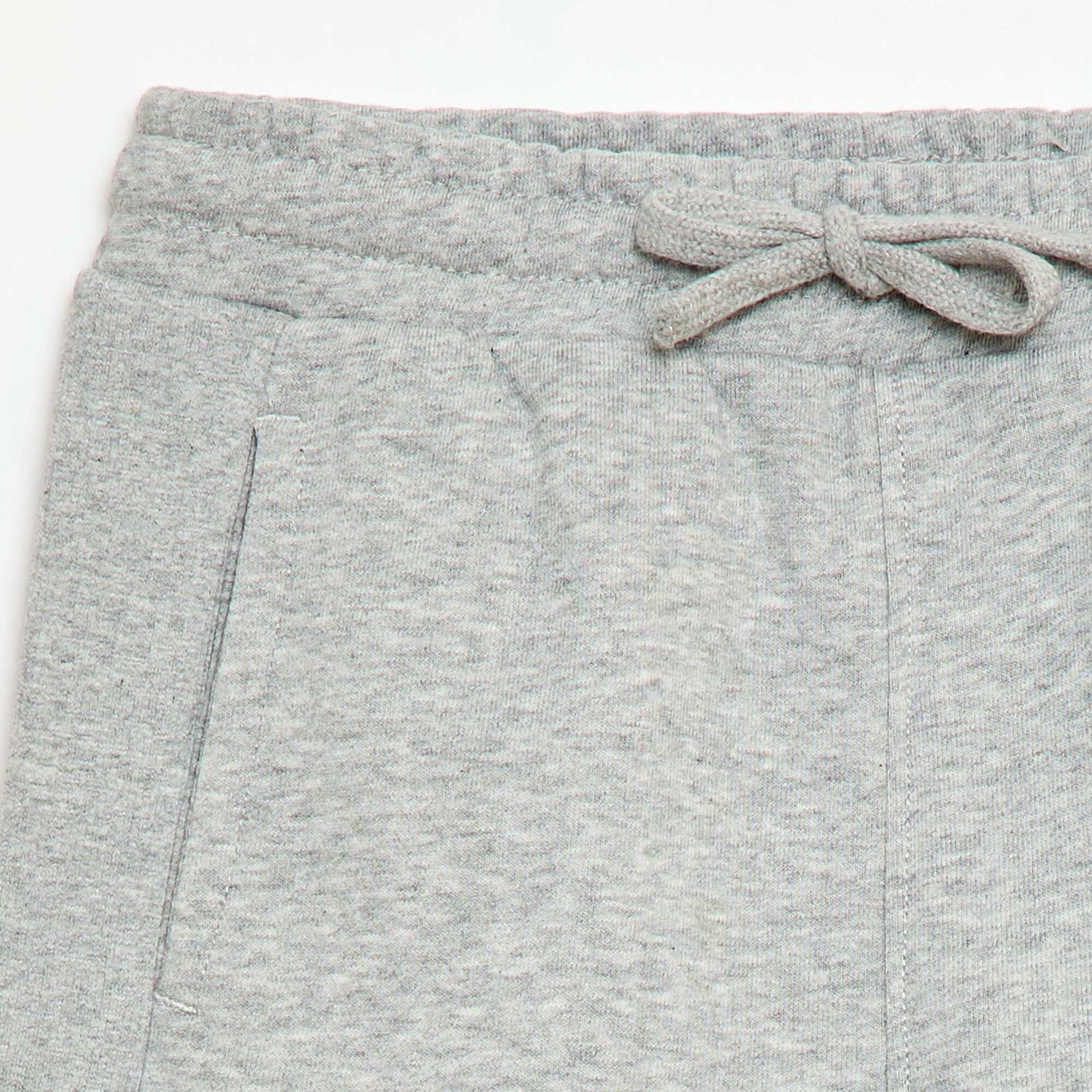 Short en molleton léger GRIS