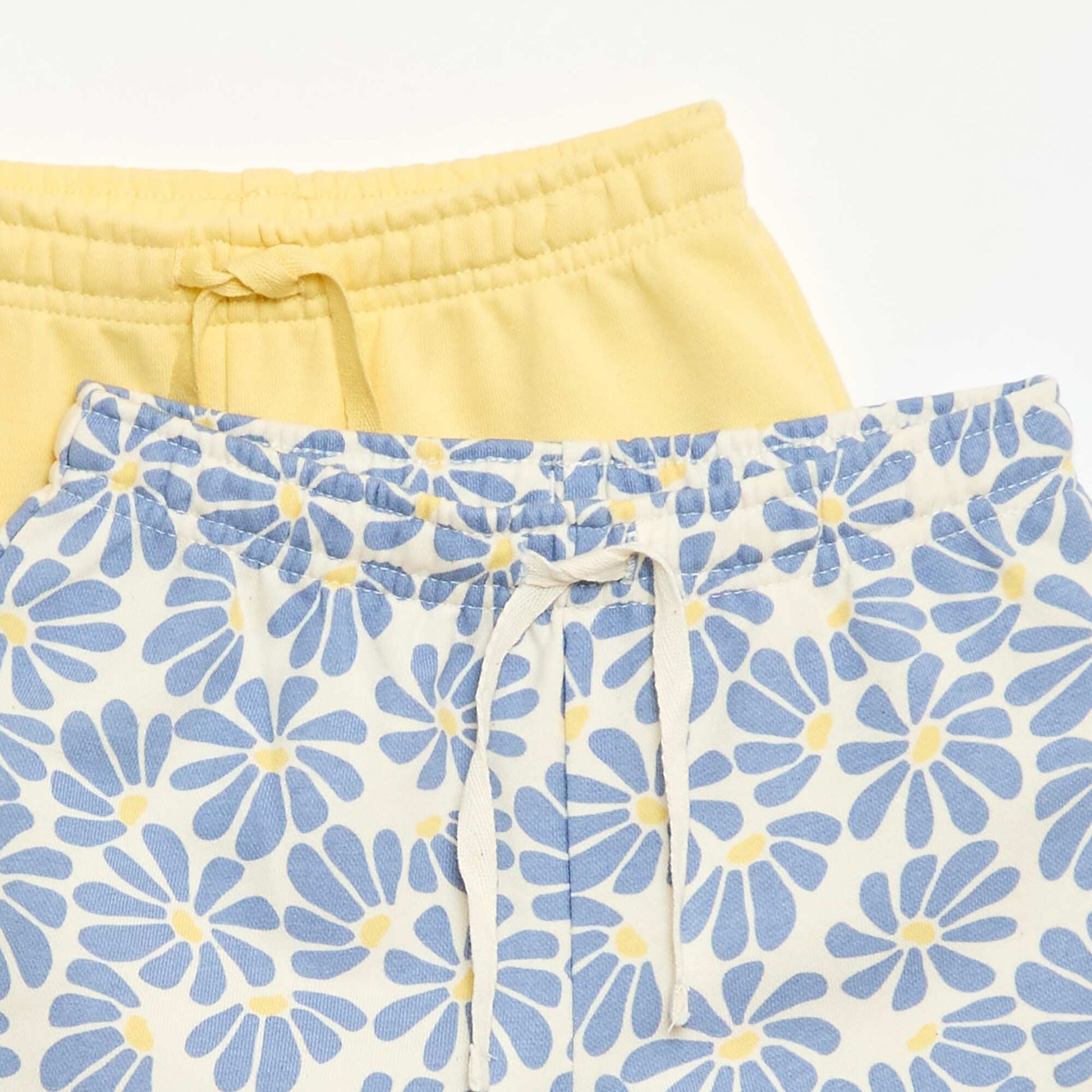 Lot de 2 shorts en coton JAUNE