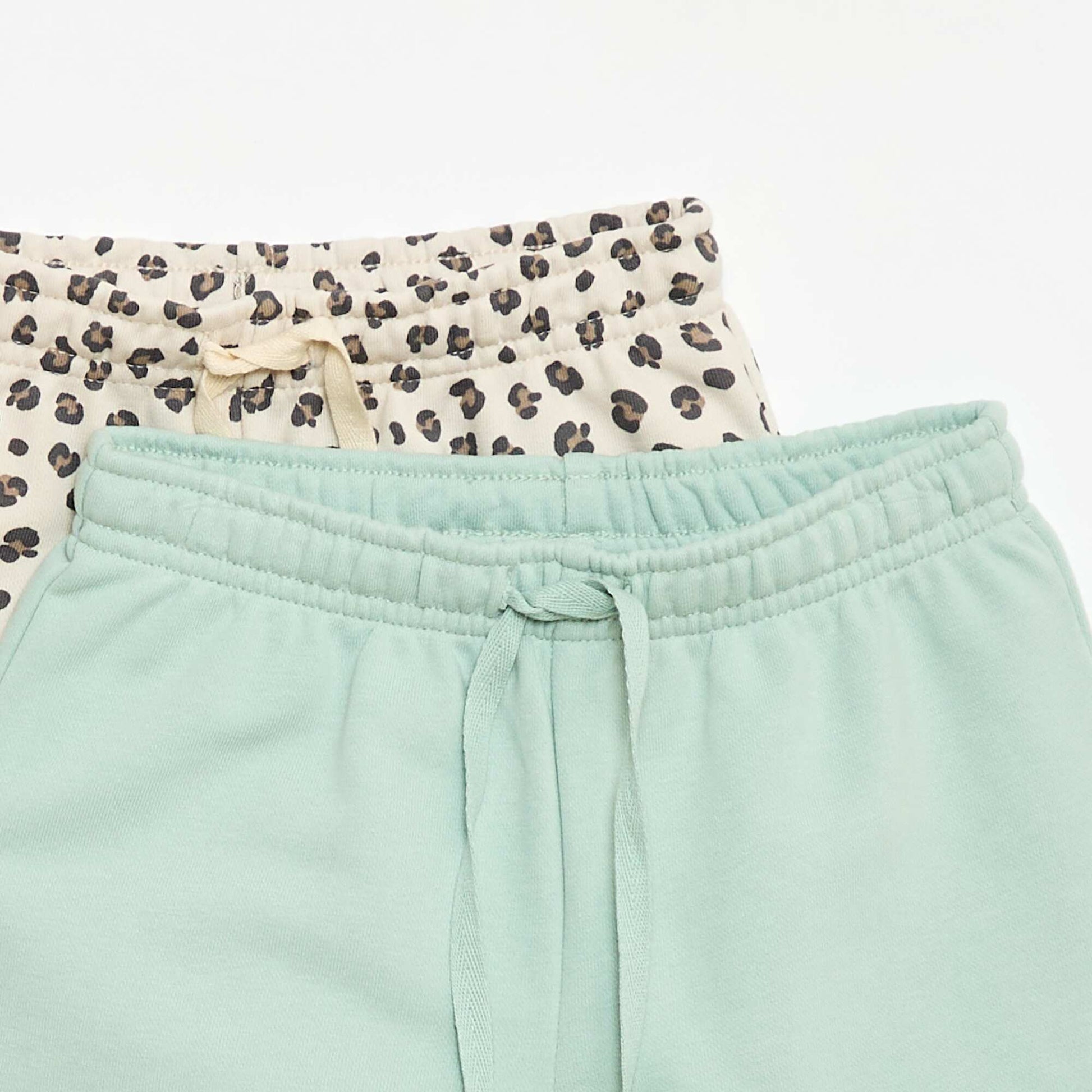 Lot de 2 shorts en coton BEIGE