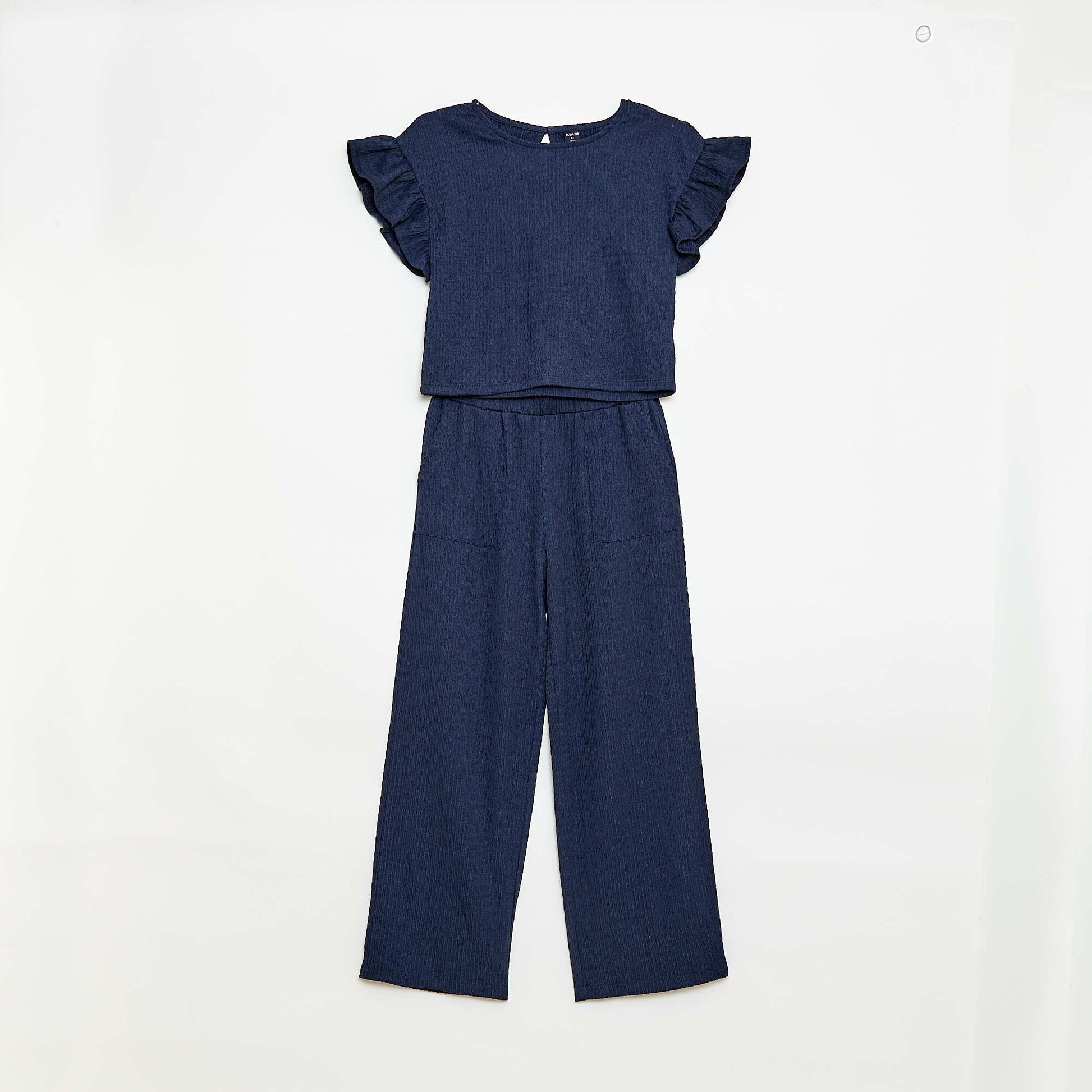 Ensemble 2 pièces T-shirt + pantalon NOIR
