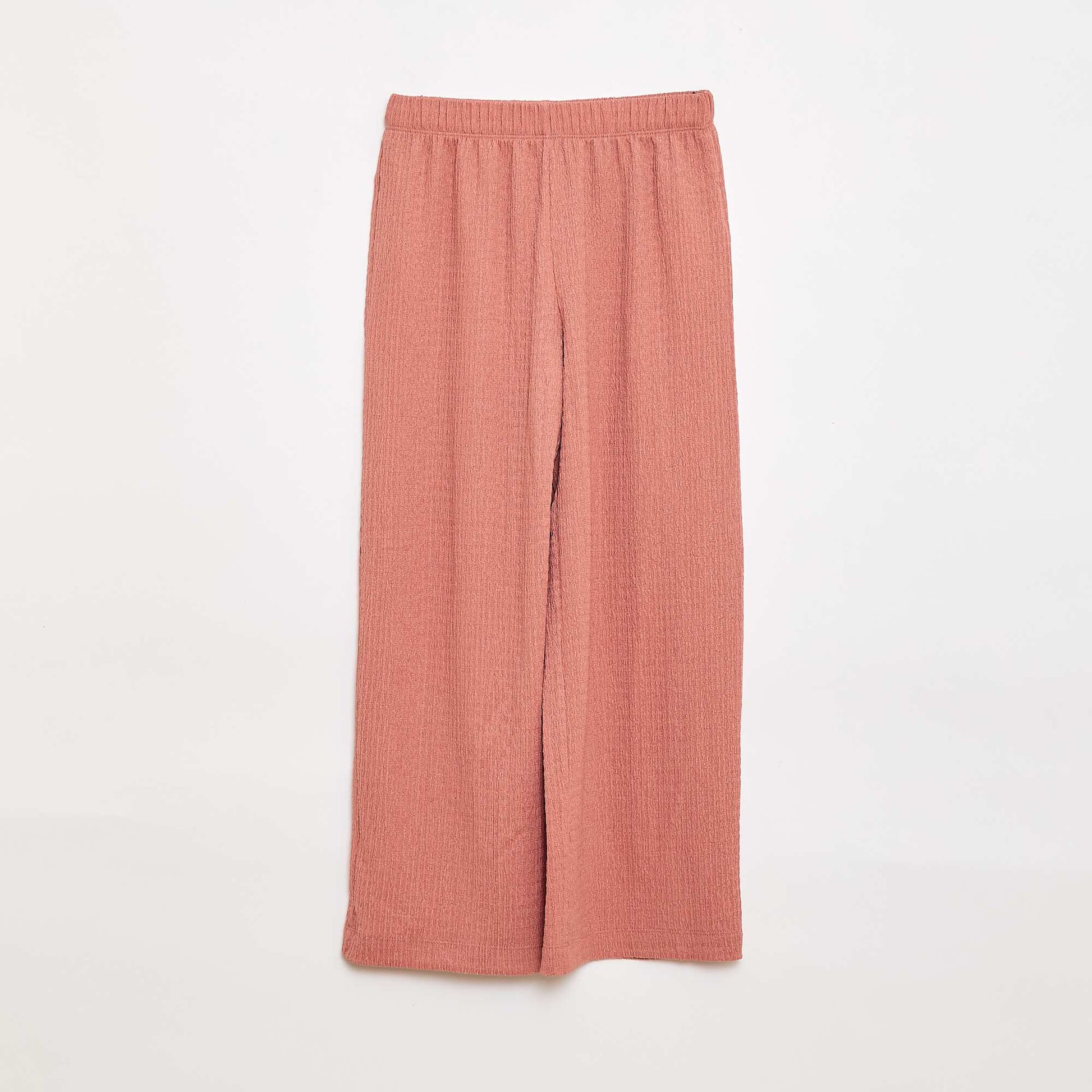 Ensemble 2 pièces chemise + pantalon large ROSE