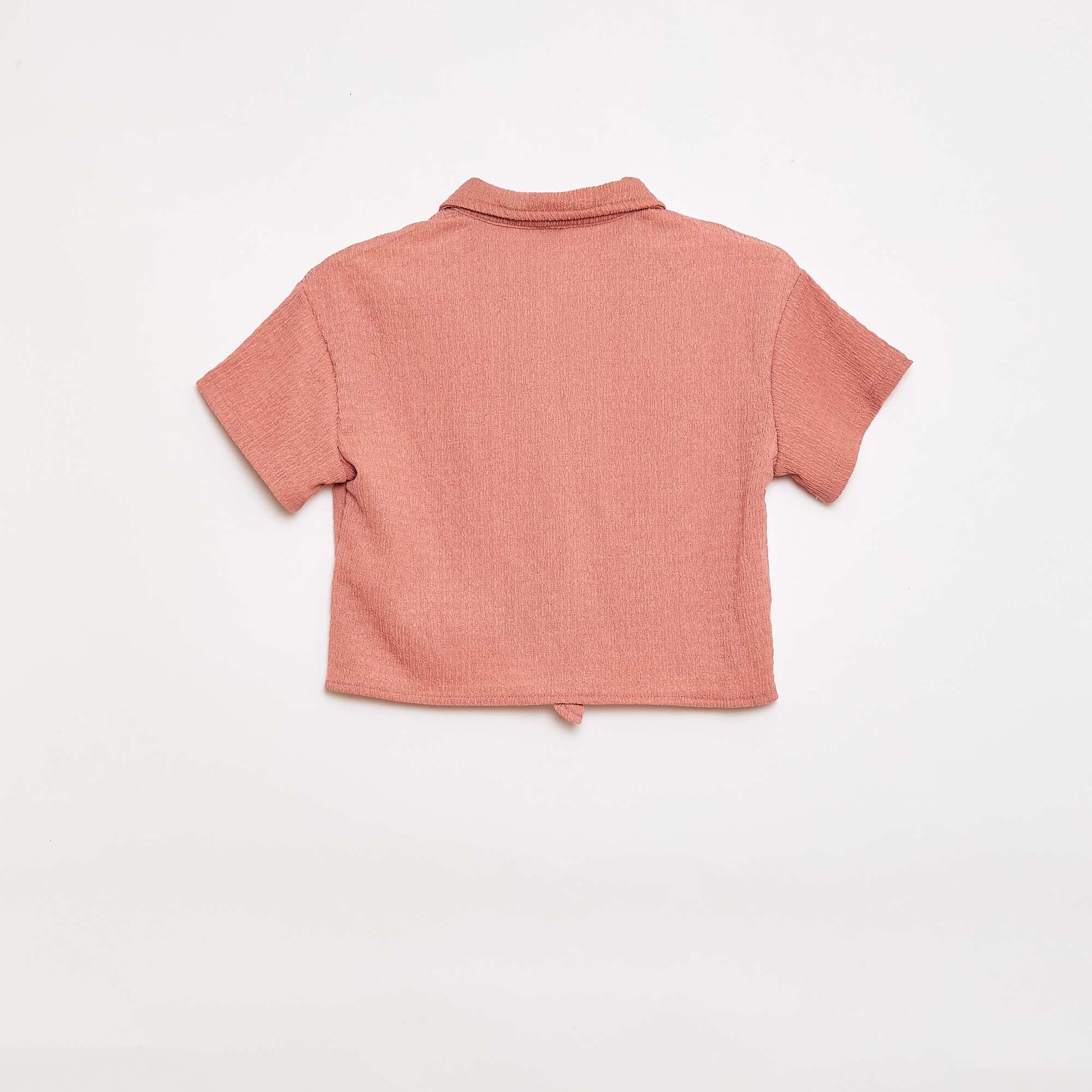 Ensemble 2 pièces chemise + pantalon large ROSE