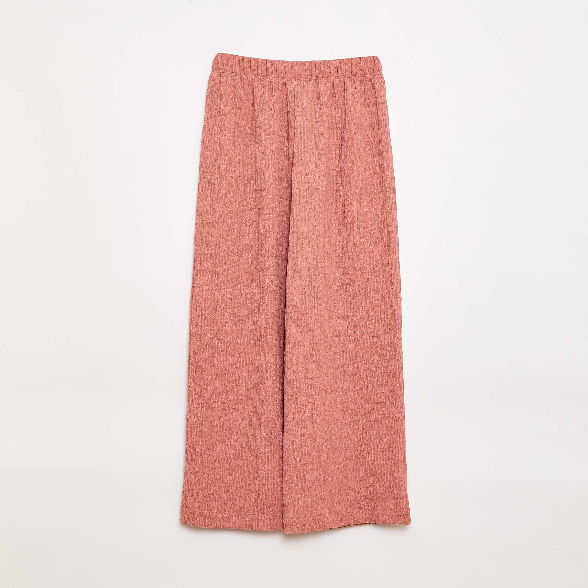Ensemble 2 pièces chemise + pantalon large ROSE