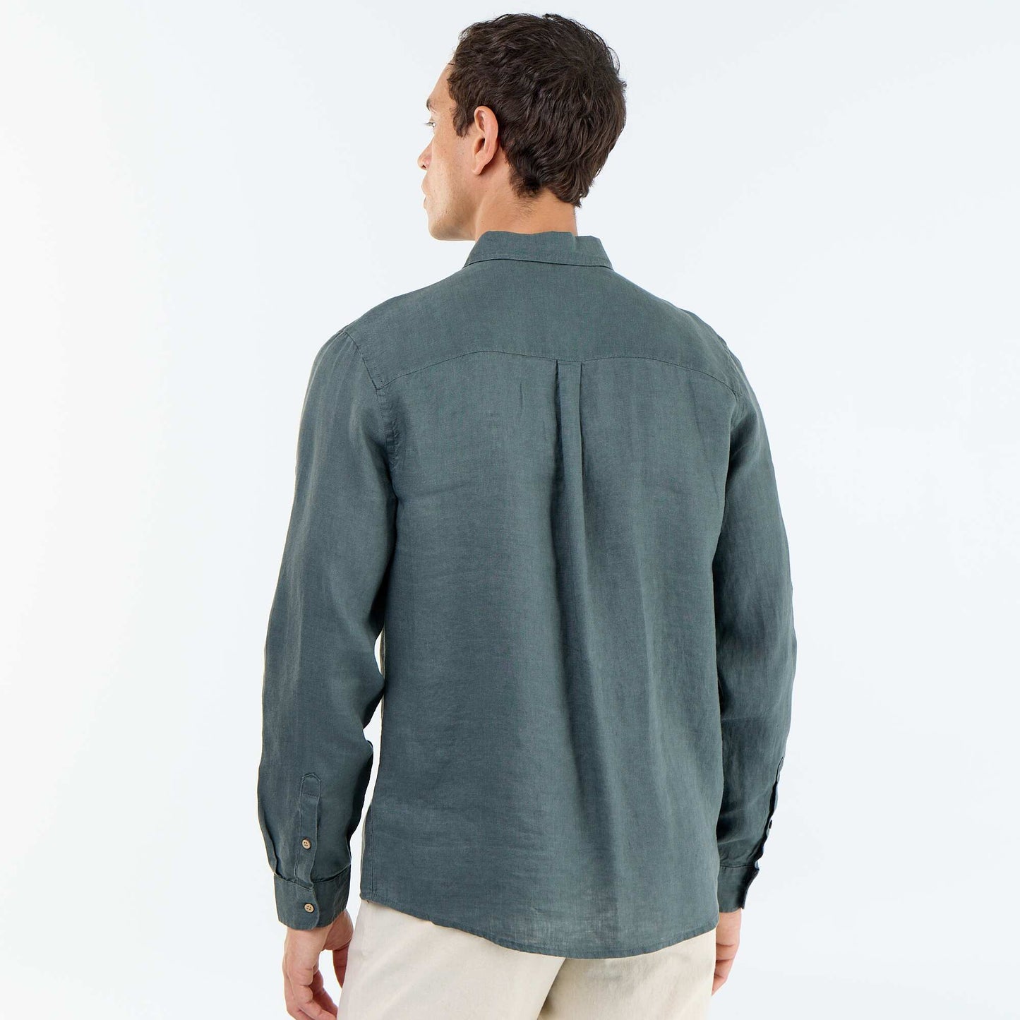 Chemise en lin KAKI