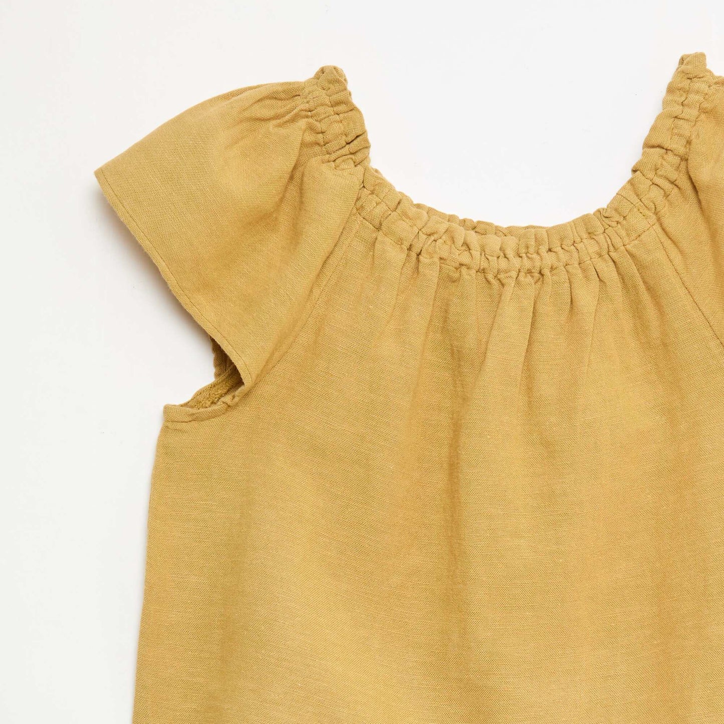 Ensemble top et jupe canvas JAUNE
