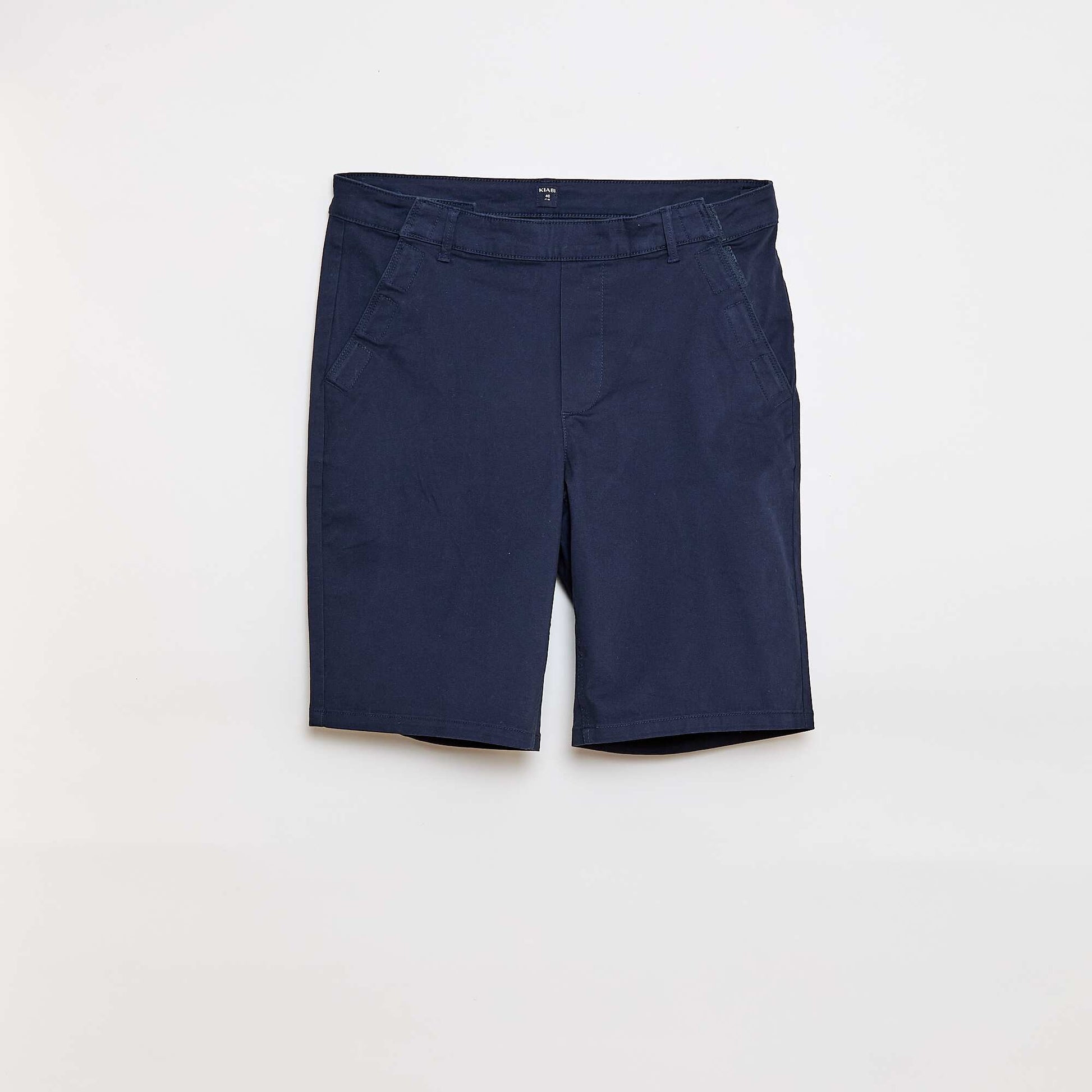 Bermuda chino - collection facile à enfiler BLEU
