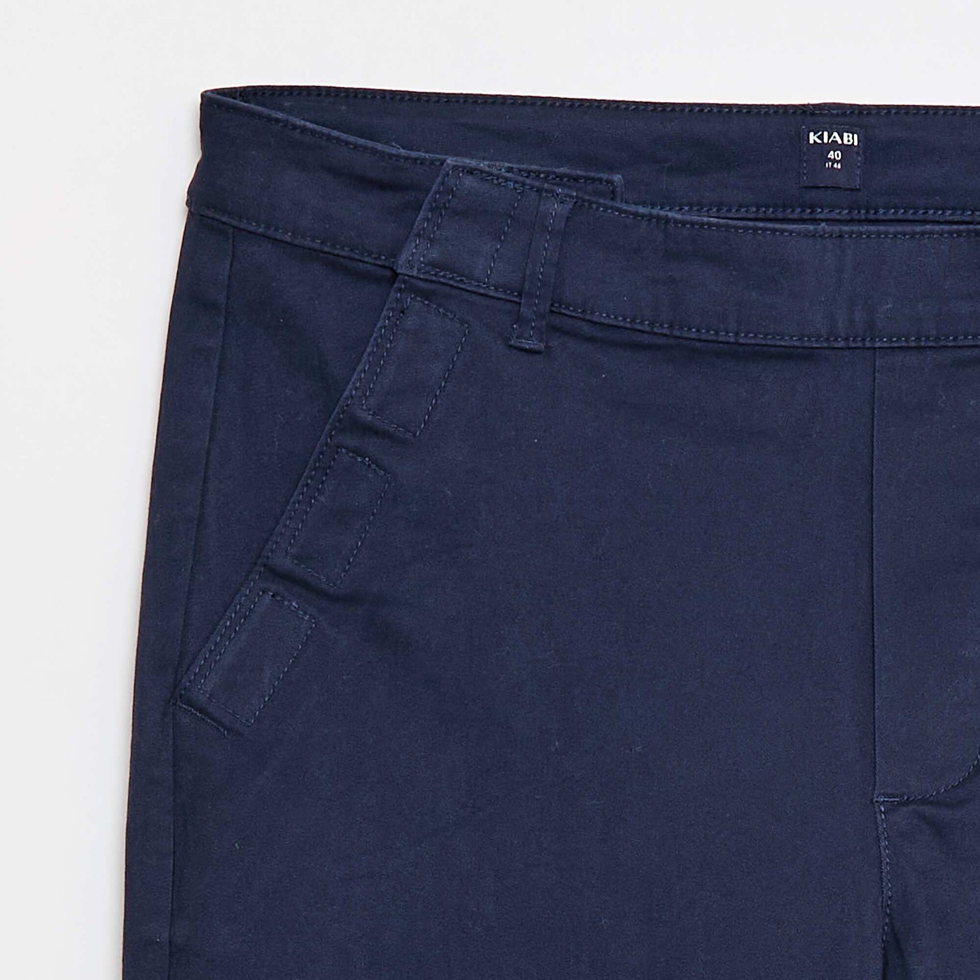 Bermuda chino - collection facile à enfiler BLEU