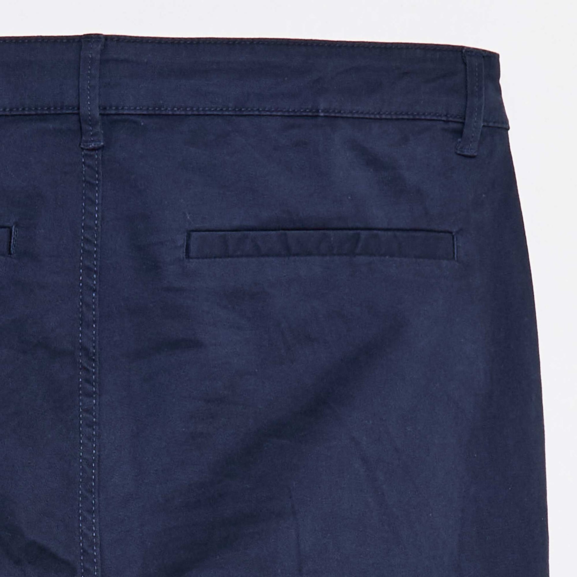Bermuda chino - collection facile à enfiler BLEU