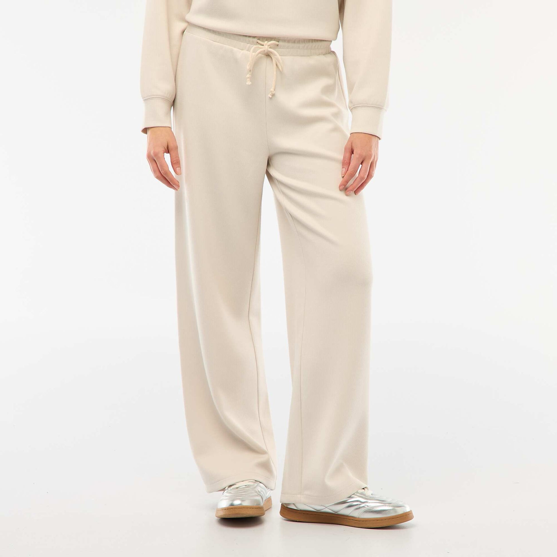 Jogging large doux BEIGE