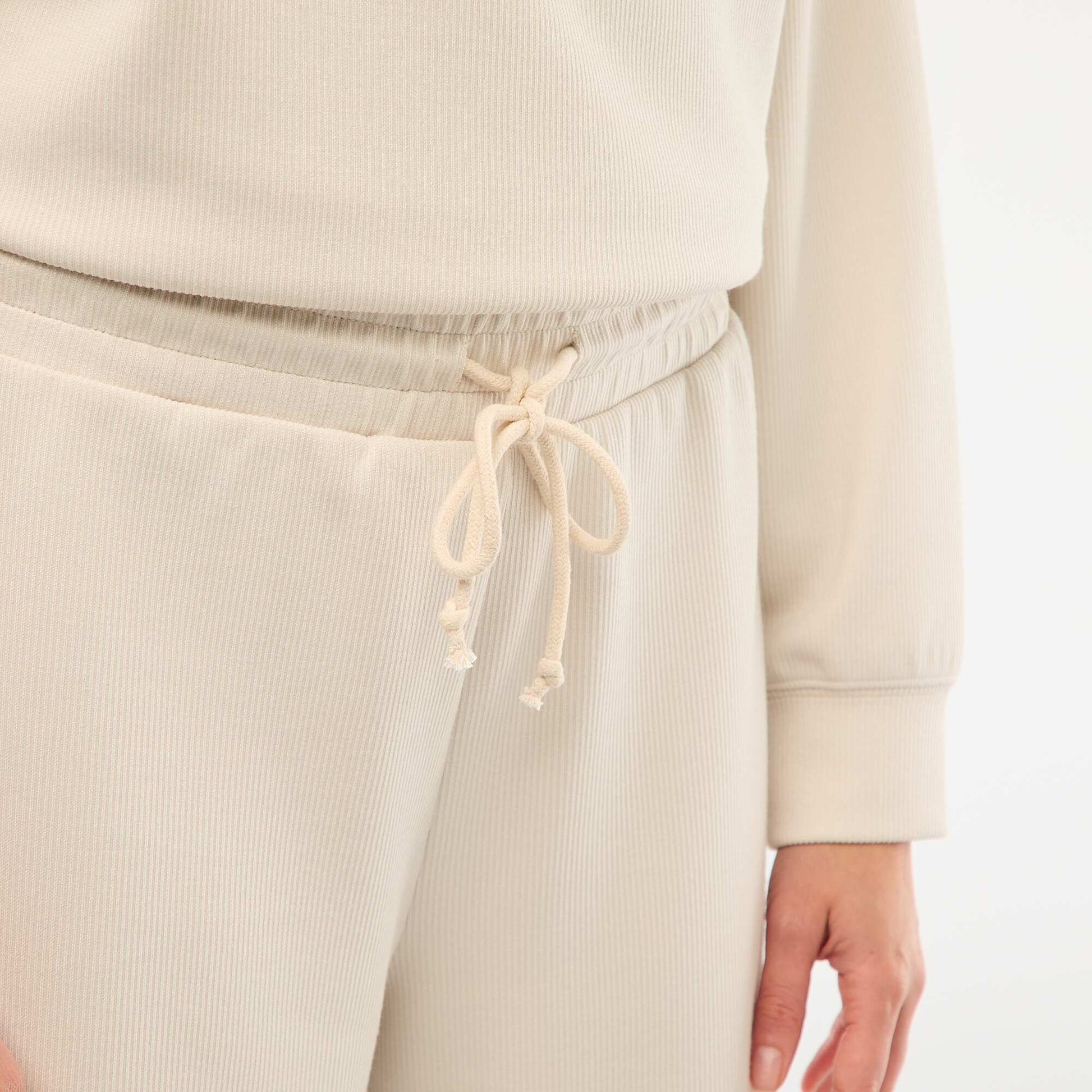Jogging large doux BEIGE
