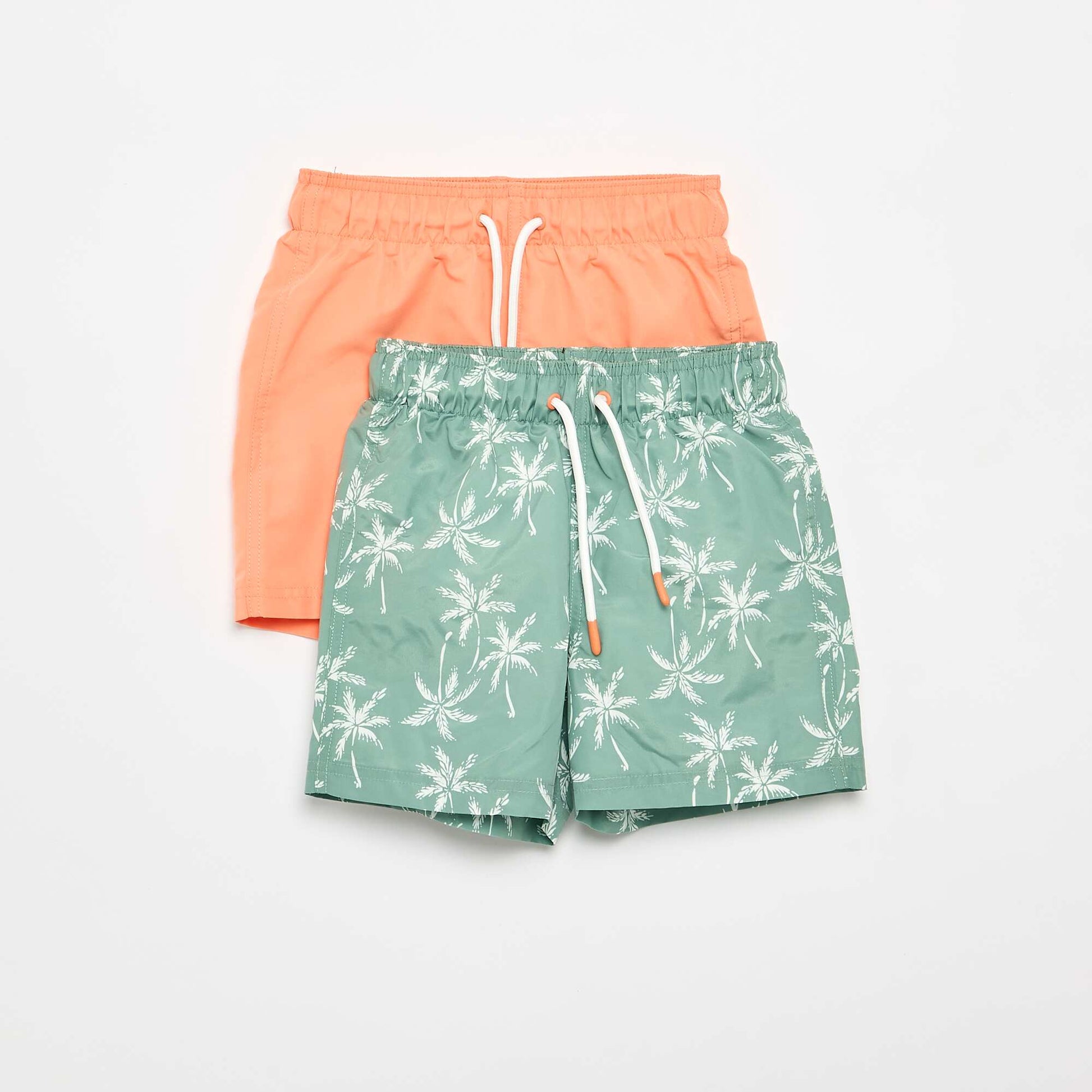 Lot de 2 shorts de bain VERT