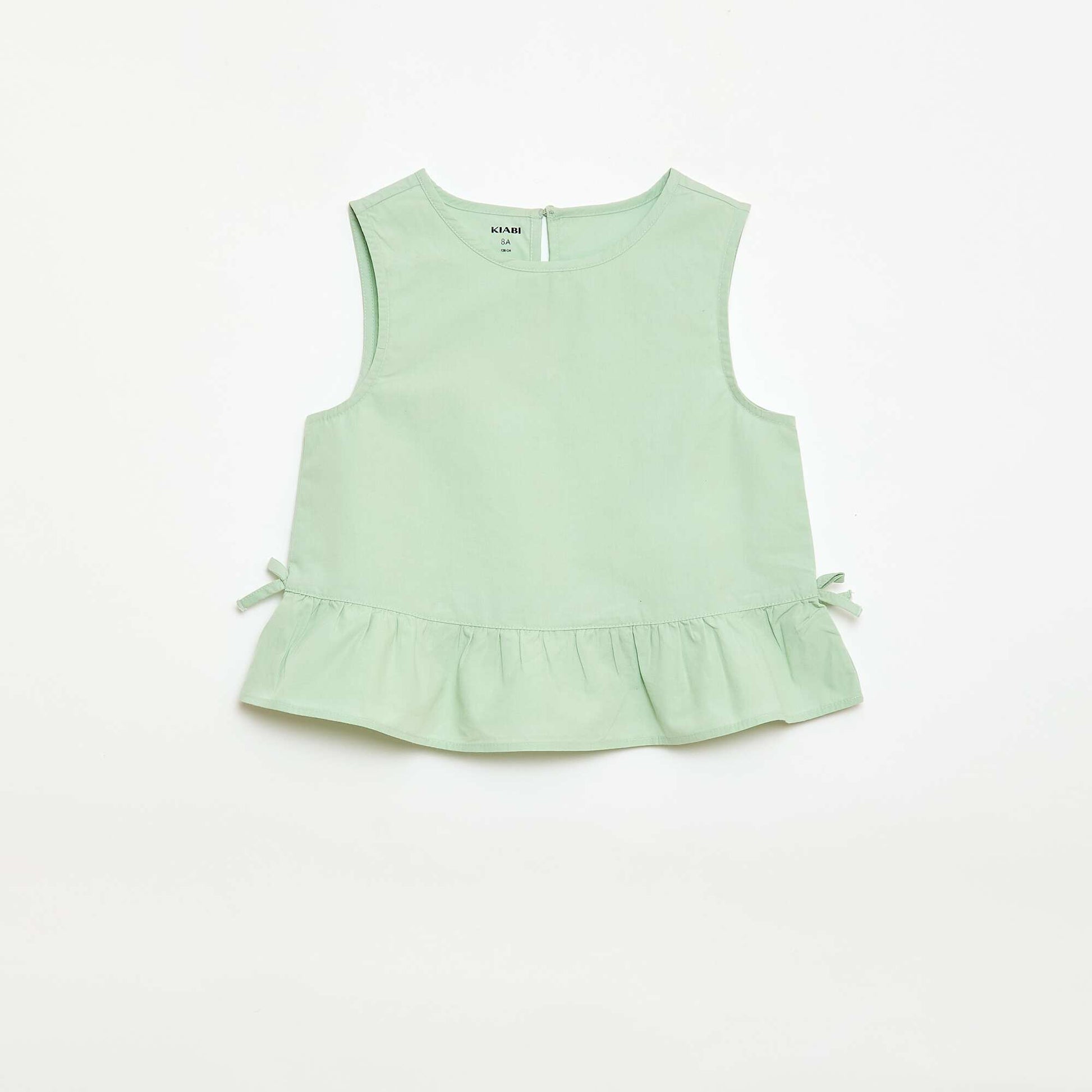 Ensemble blouse sans manches + pantalon - 2 pièces VERT