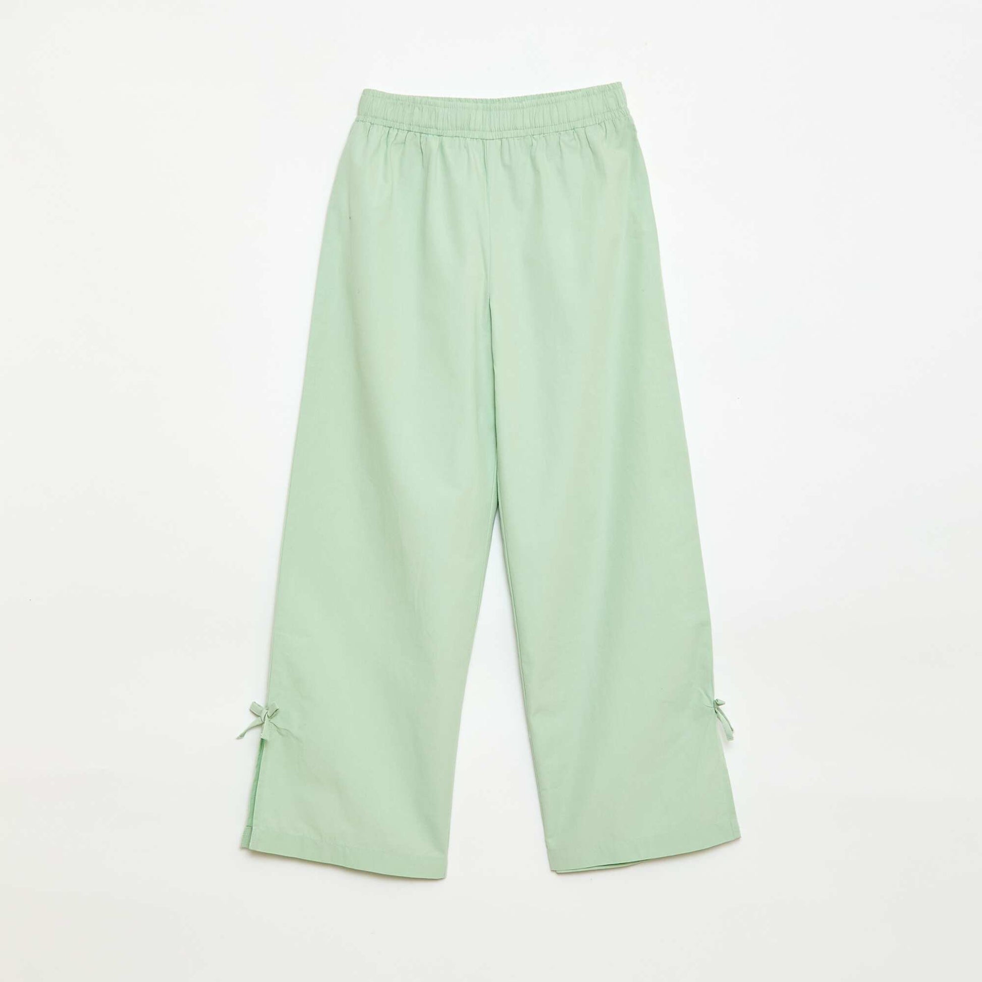 Ensemble blouse sans manches + pantalon - 2 pièces VERT