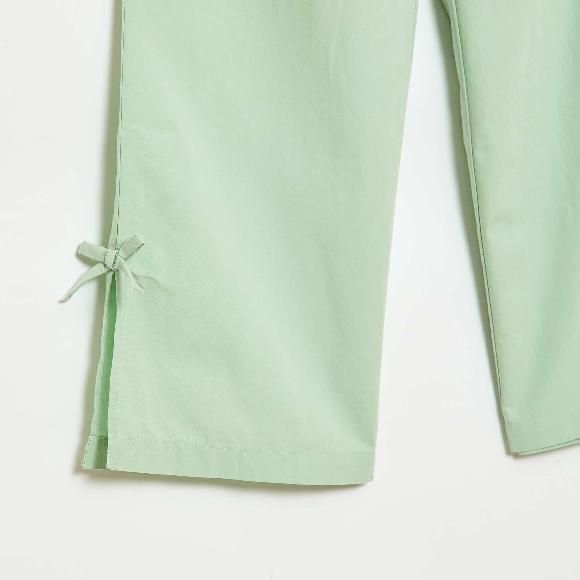 Ensemble blouse sans manches + pantalon - 2 pièces VERT