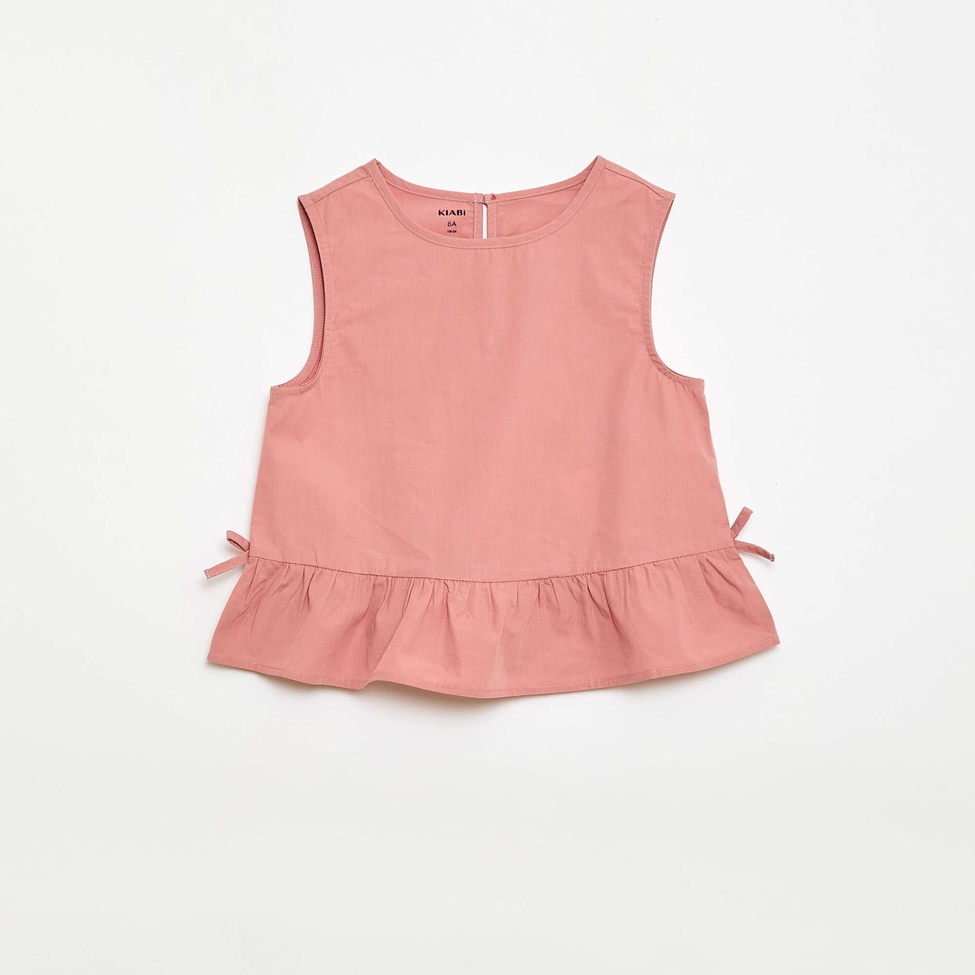 Ensemble blouse sans manches + pantalon - 2 pièces ROSE