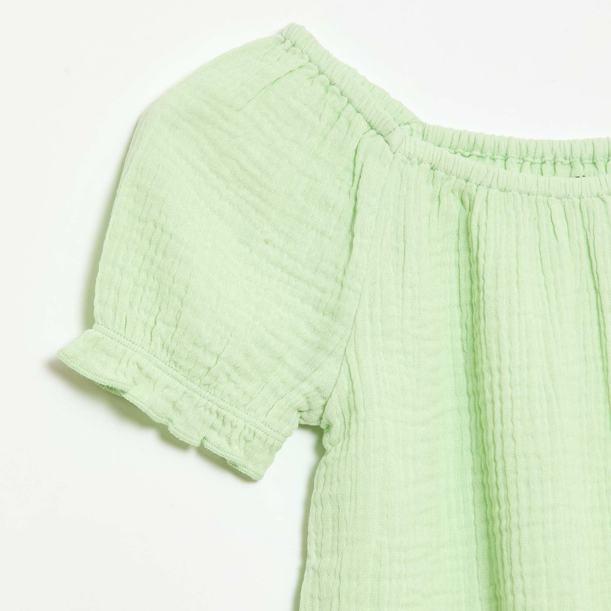 Ensemble blouse + short uni - 2 pièces VERT