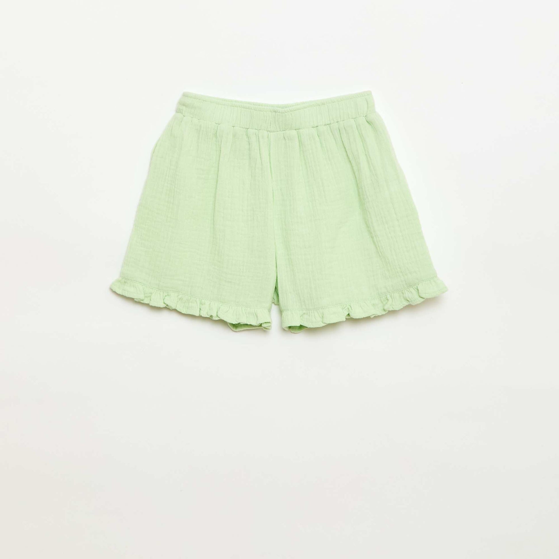 Ensemble blouse + short uni - 2 pièces VERT