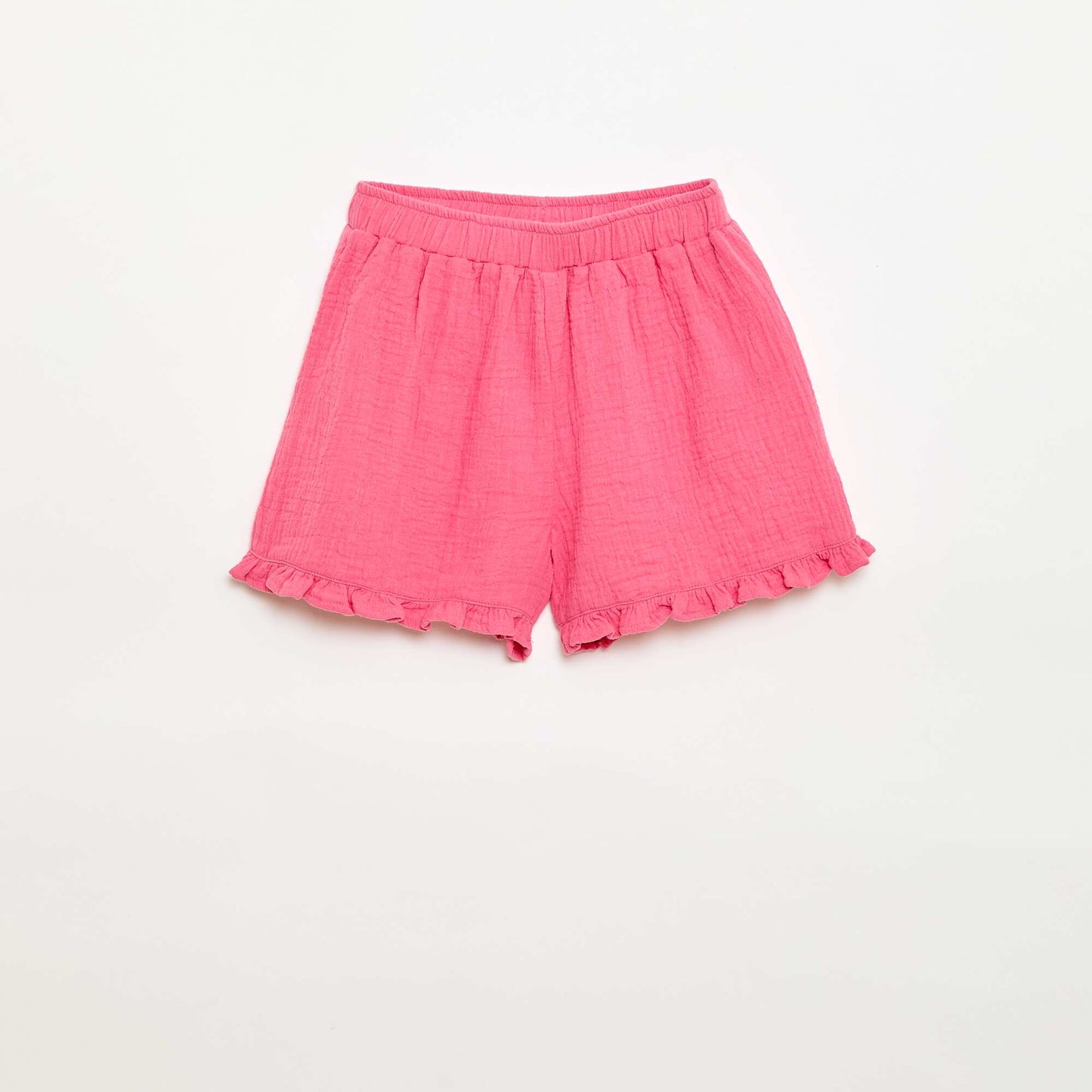 Ensemble blouse + short uni - 2 pièces ROSE