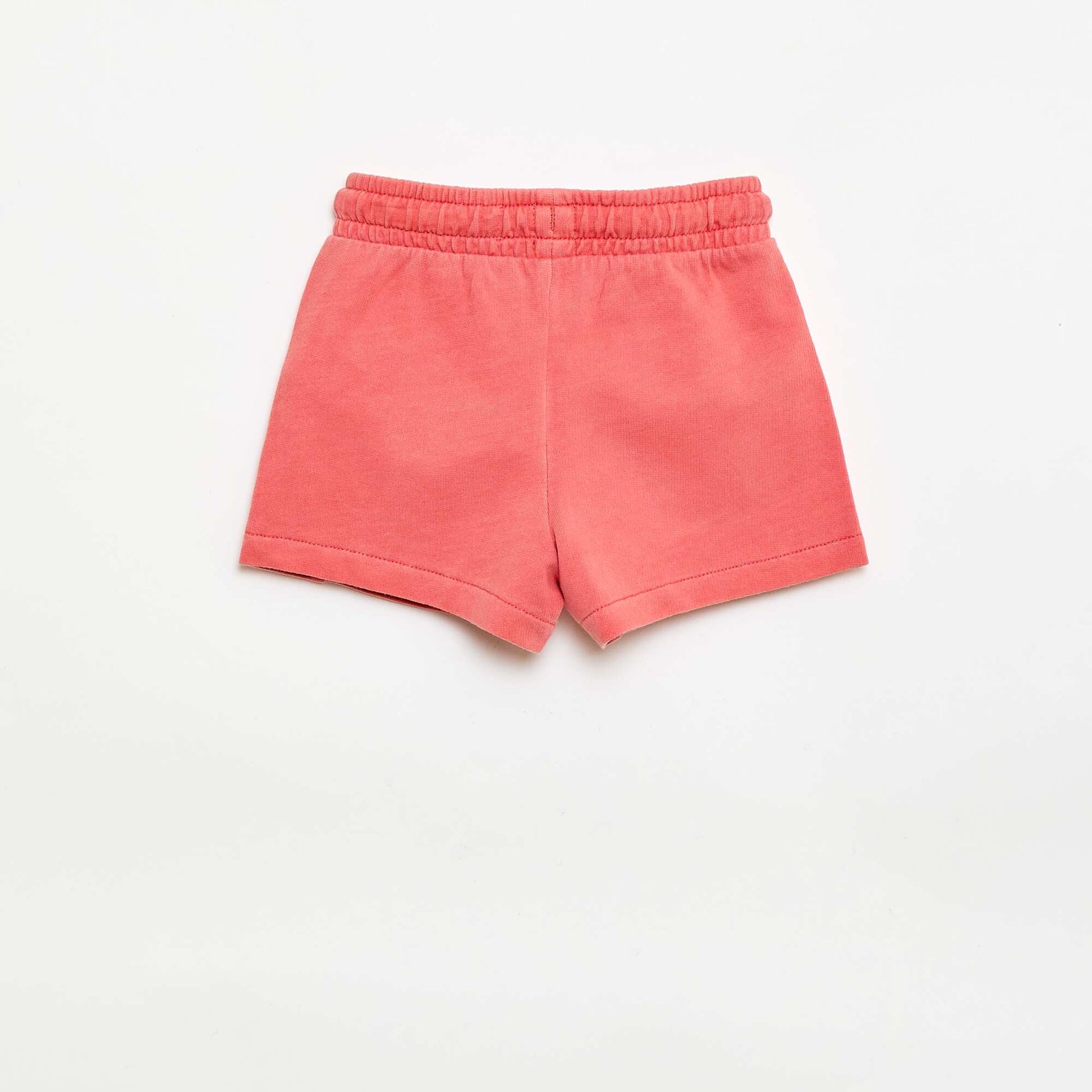 Short en molleton non gratté ORANGE