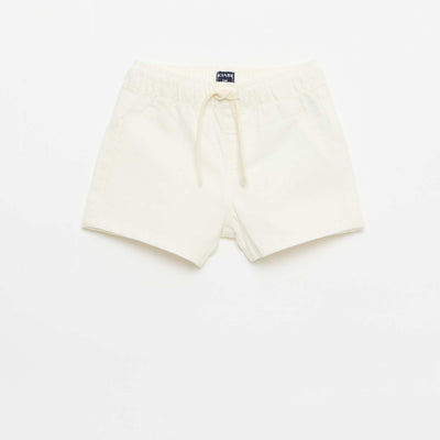 Short uni denim BLANC
