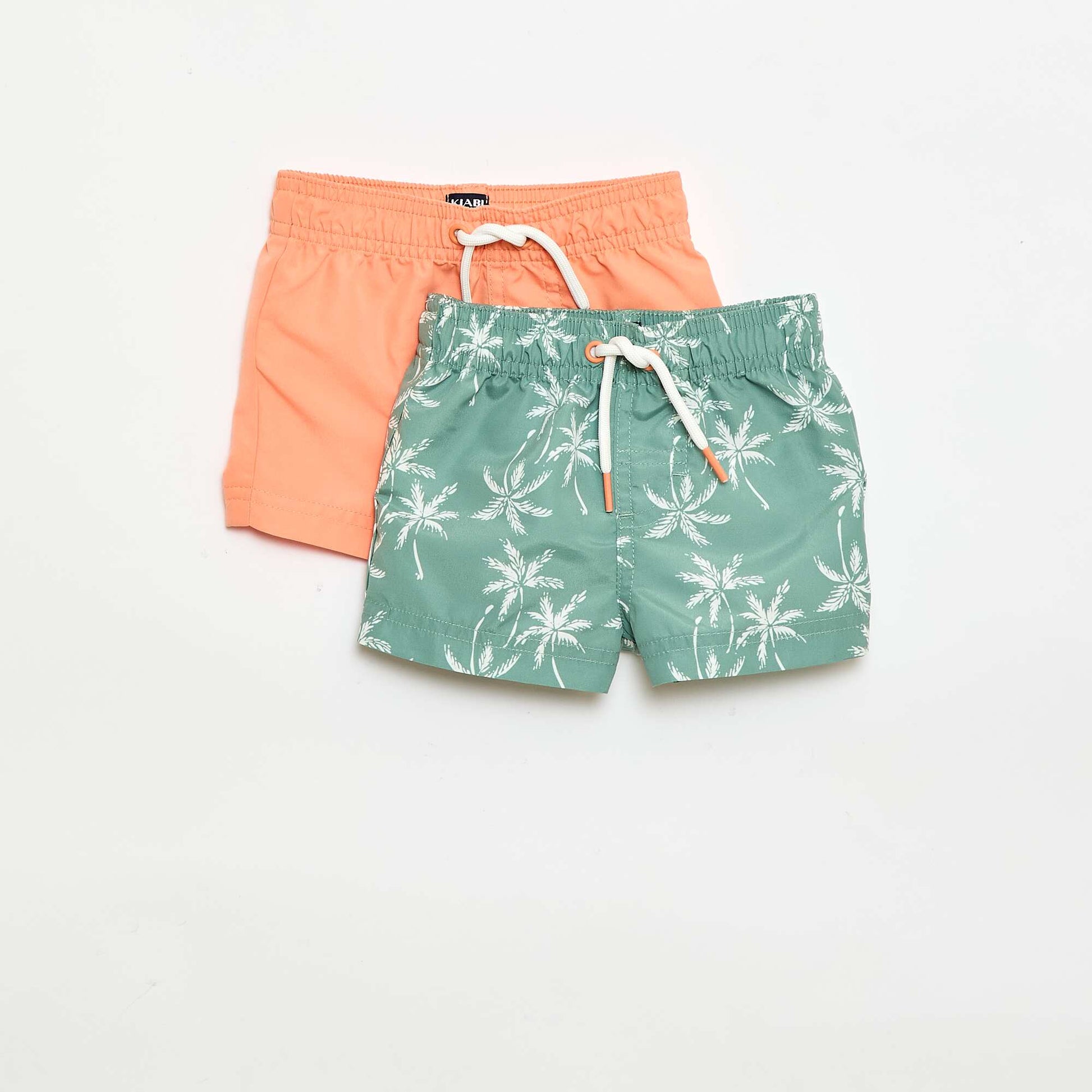 Lot de 2 shorts de bain VERT