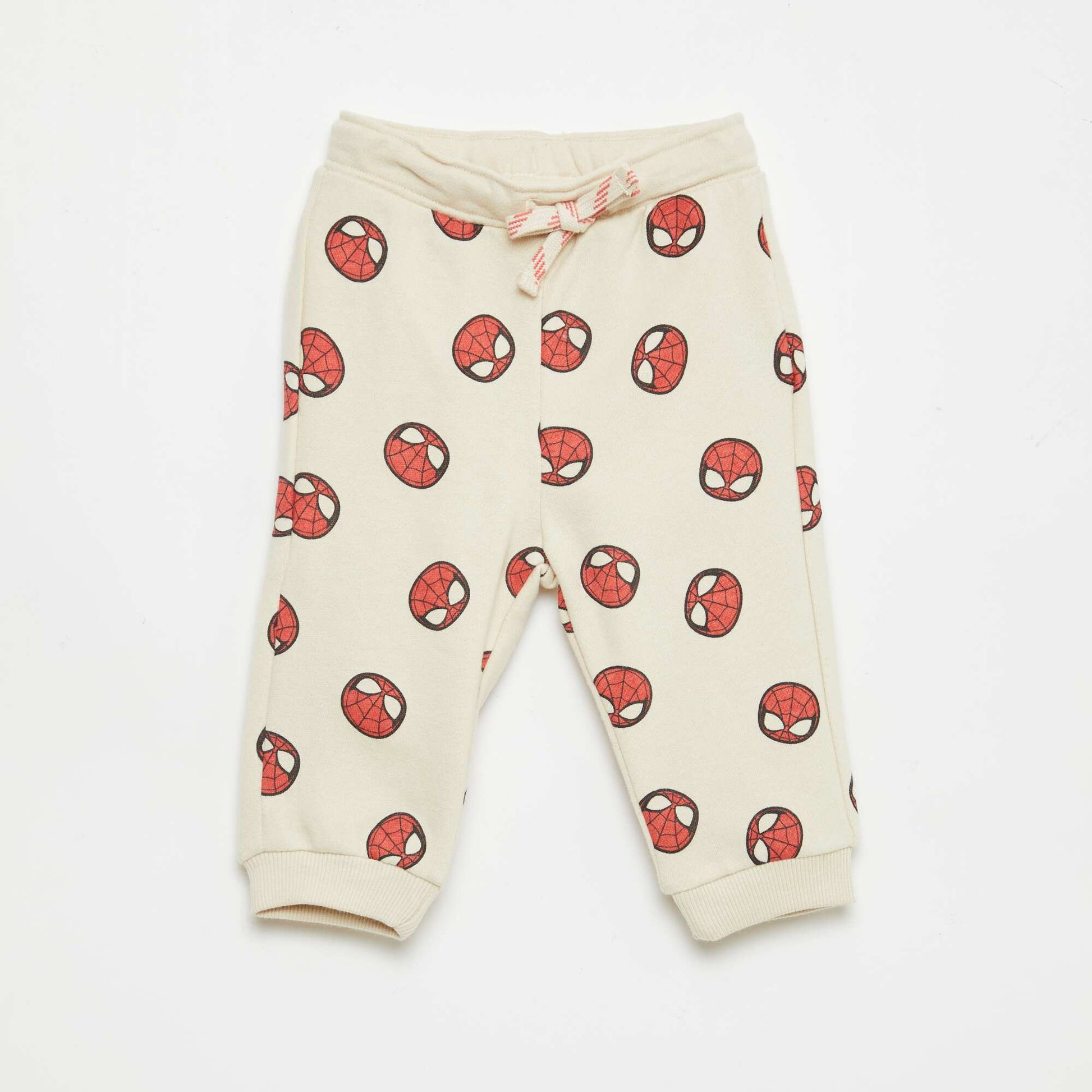 Pantalon 'Marvel' 'Spiderman' en molleton non gratté BEIGE