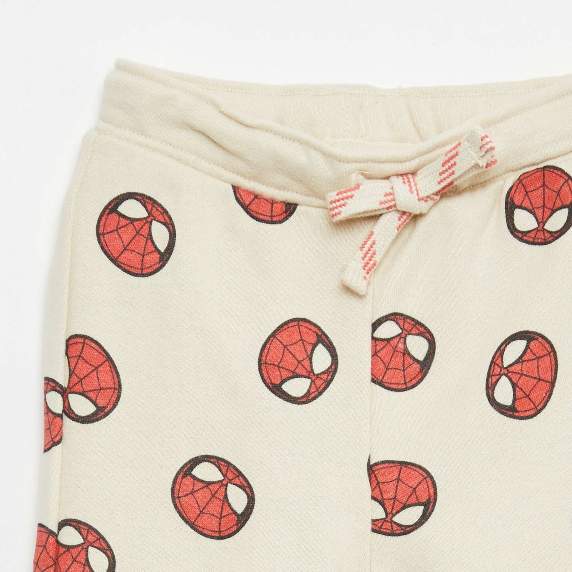Pantalon 'Marvel' 'Spiderman' en molleton non gratté BEIGE