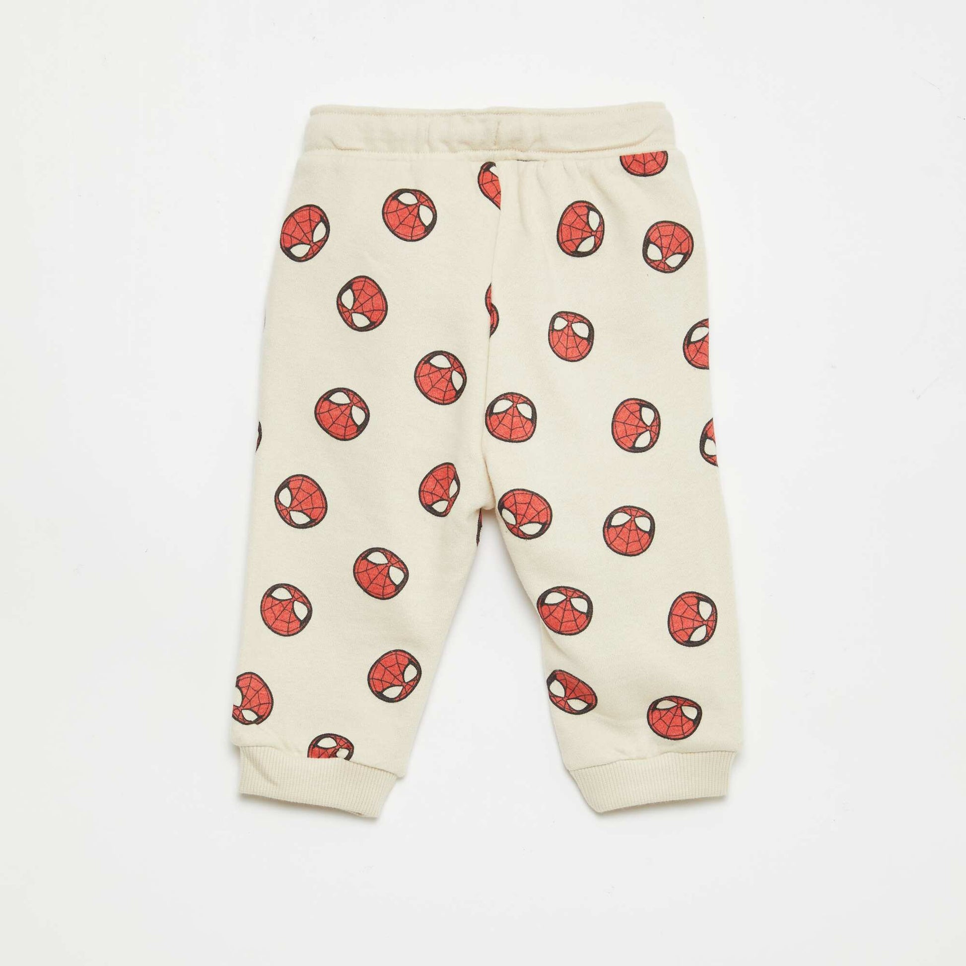 Pantalon 'Marvel' 'Spiderman' en molleton non gratté BEIGE