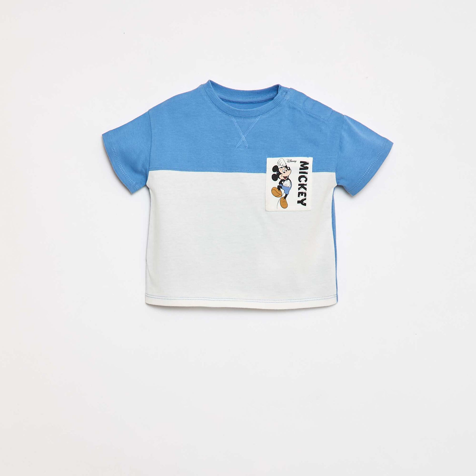 T-shirt 'Mickey' avec poche poitrine 'Disney' BLEU