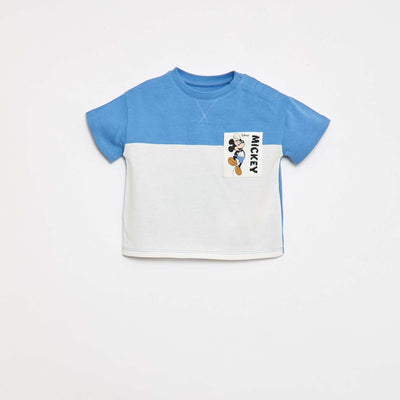 T-shirt 'Mickey' avec poche poitrine 'Disney' BLEU