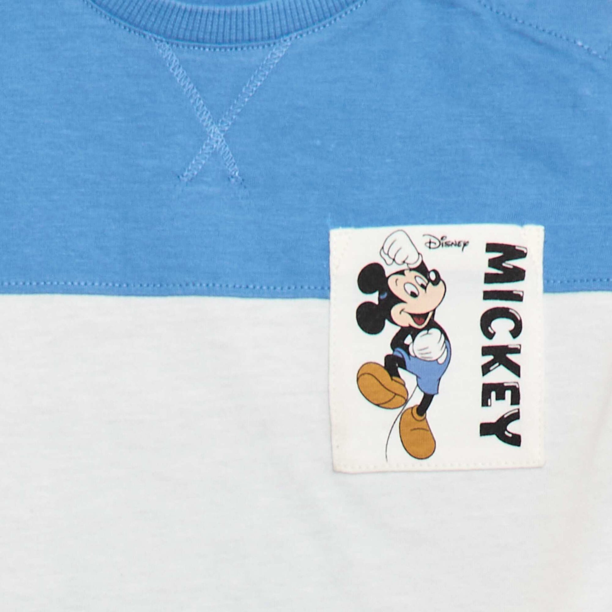 T-shirt 'Mickey' avec poche poitrine 'Disney' BLEU